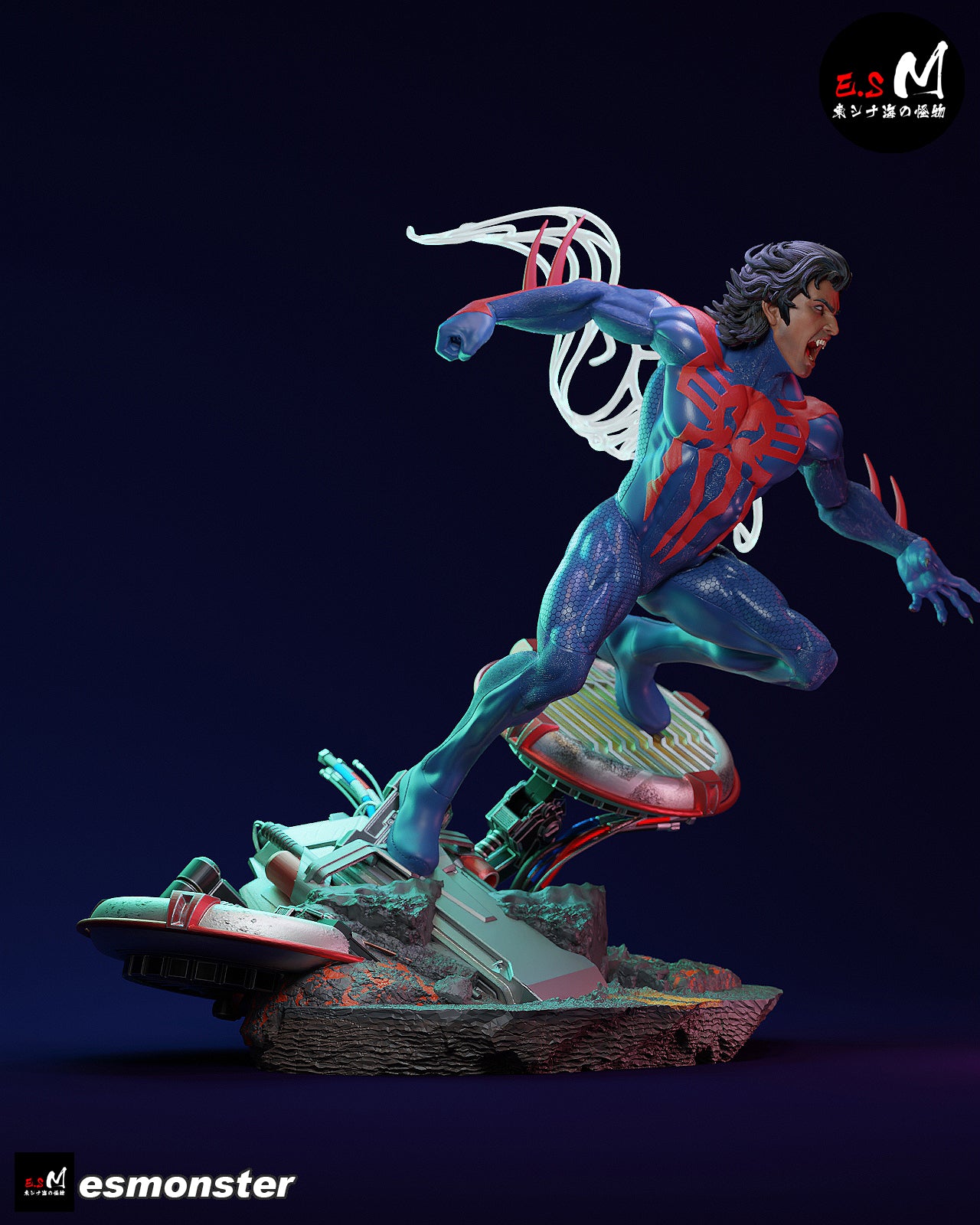 Attack Miguel O'Hara Style Marvel Unpainted Resin Garage Kit (1/6-1/12)