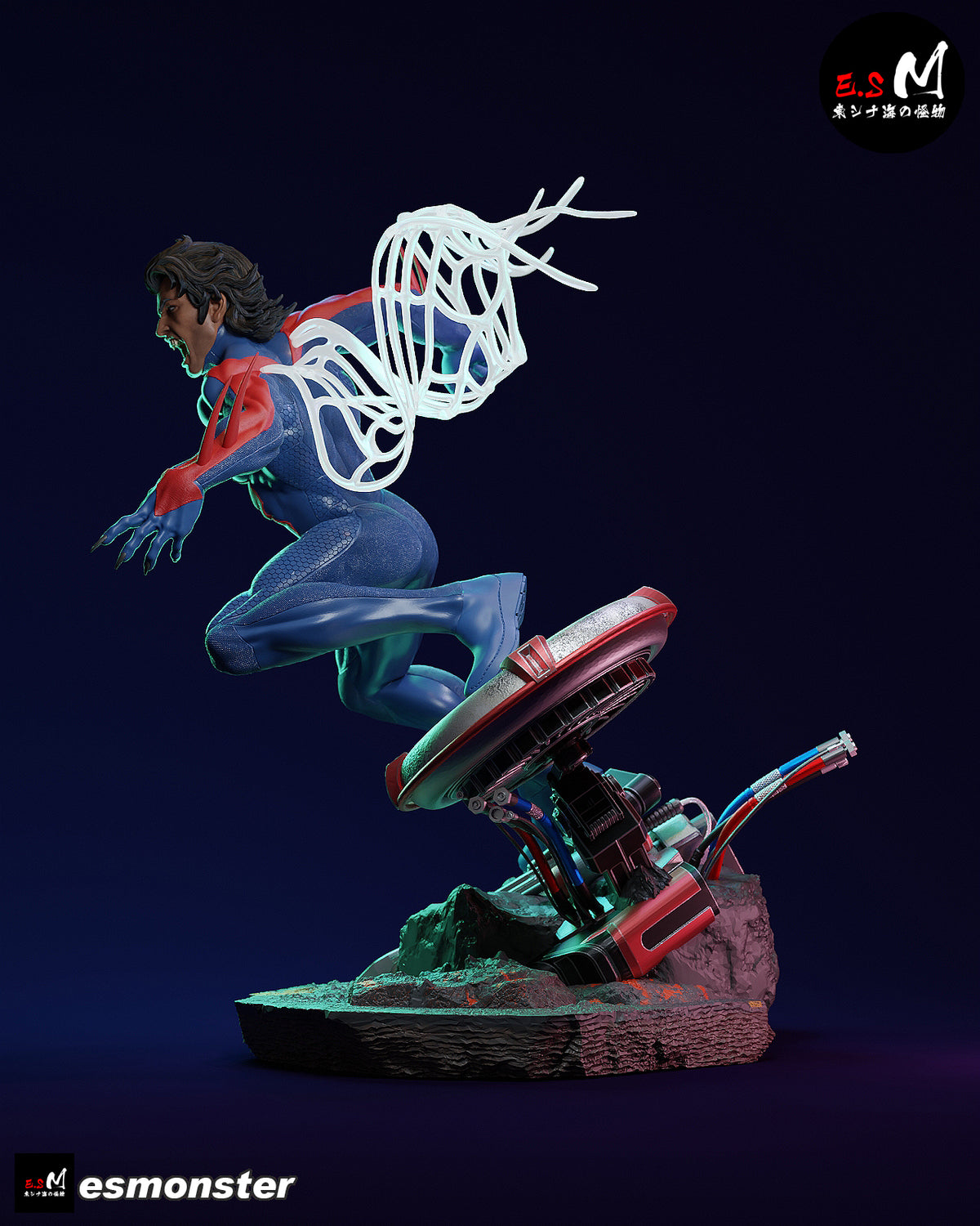 Attack Miguel O'Hara Style Marvel Unpainted Resin Garage Kit (1/6-1/12)