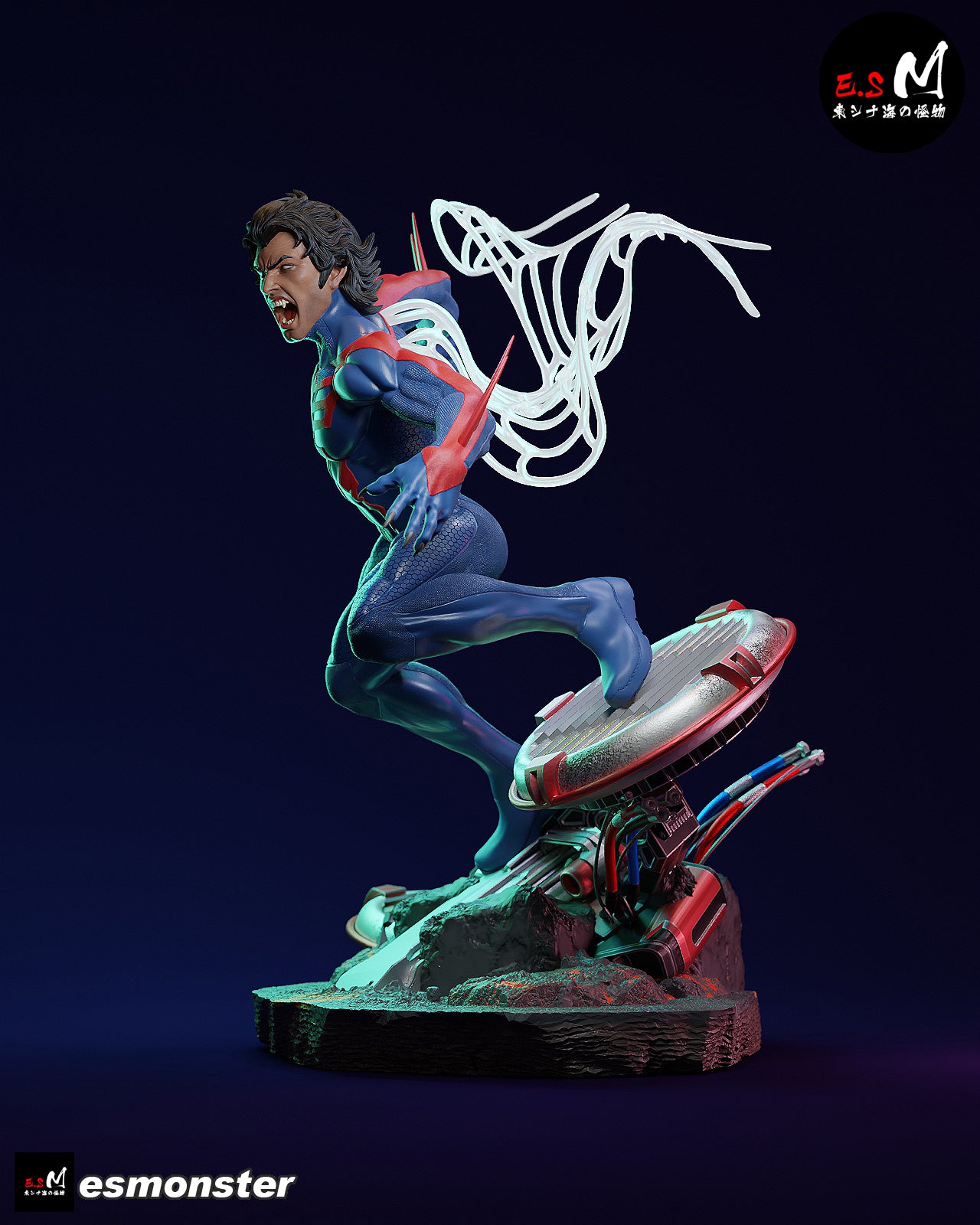 Attack Miguel O'Hara Style Marvel Unpainted Resin Garage Kit (1/6-1/12)