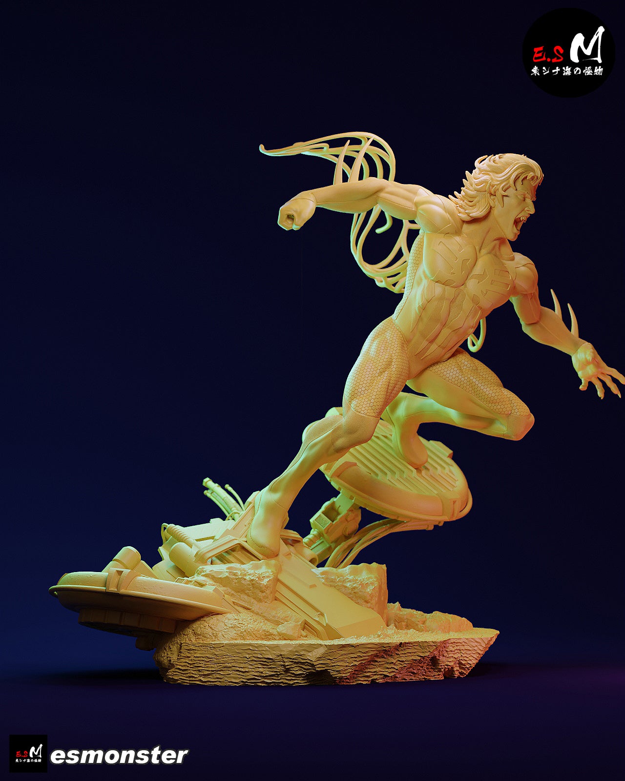 Attack Miguel O'Hara Style Marvel Unpainted Resin Garage Kit (1/6-1/12)