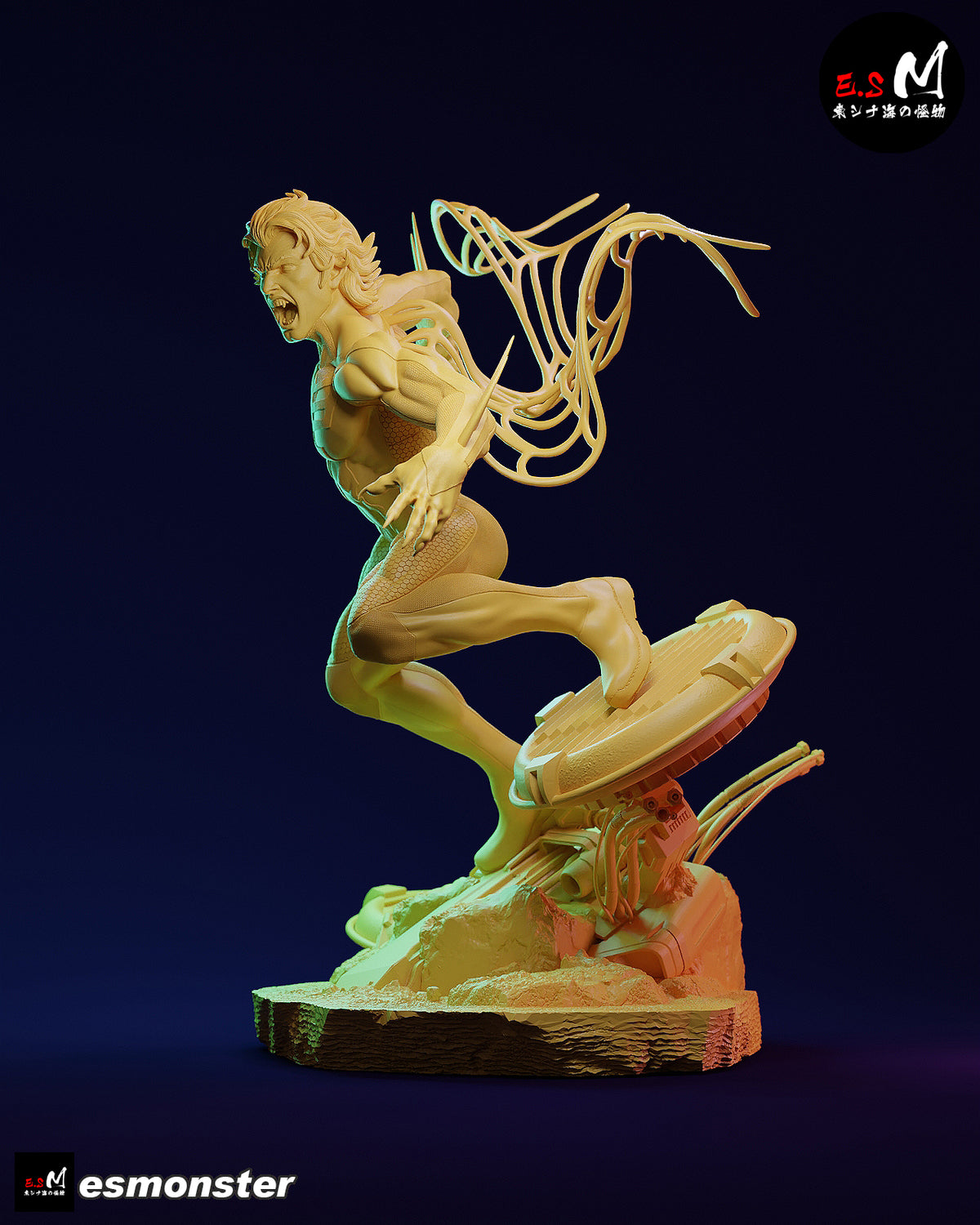 Attack Miguel O'Hara Style Marvel Unpainted Resin Garage Kit (1/6-1/12)