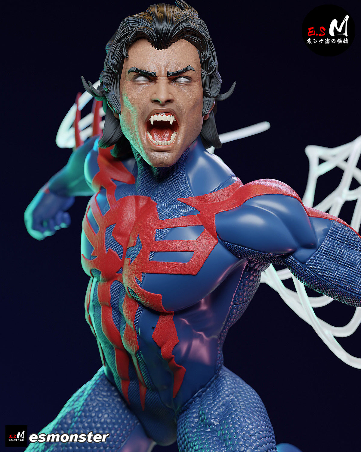 Attack Miguel O'Hara Style Marvel Unpainted Resin Garage Kit (1/6-1/12)