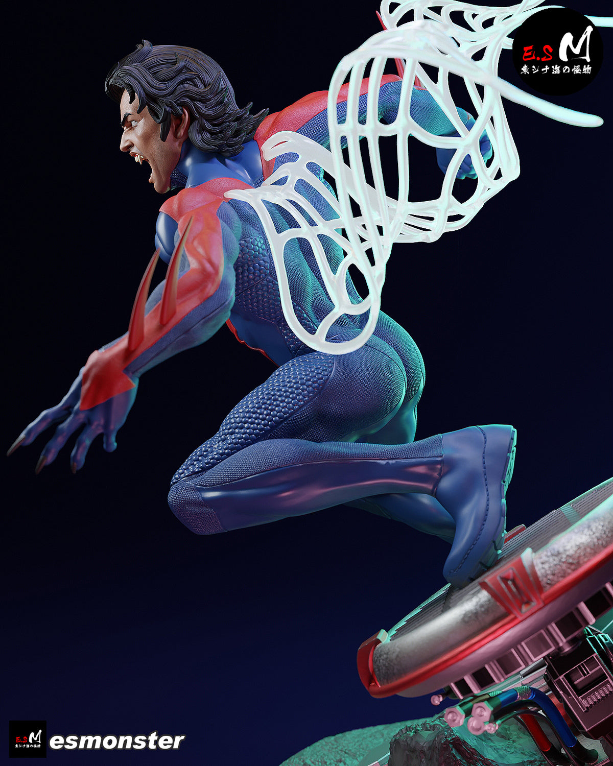 Attack Miguel O'Hara Style Marvel Unpainted Resin Garage Kit (1/6-1/12)