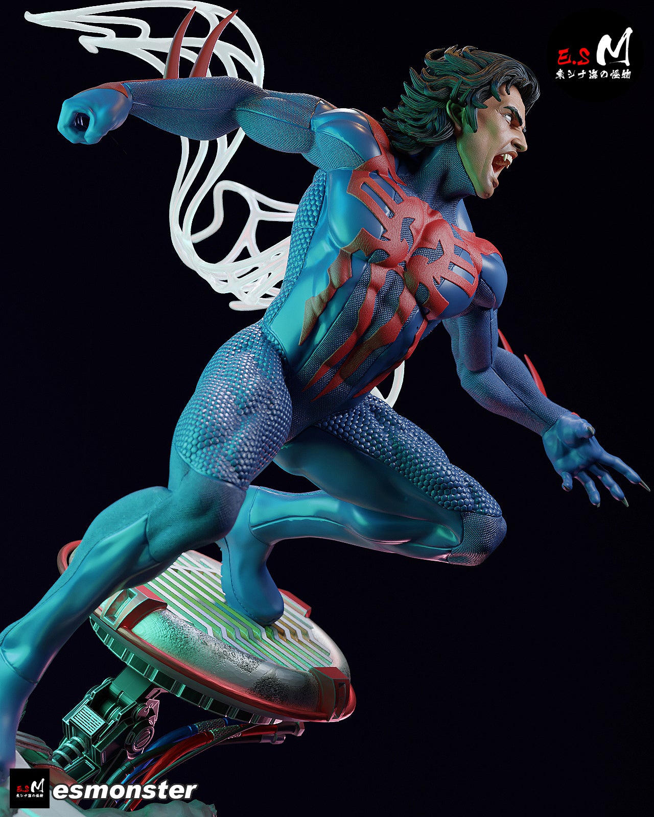Attack Miguel O'Hara Style Marvel Unpainted Resin Garage Kit (1/6-1/12)