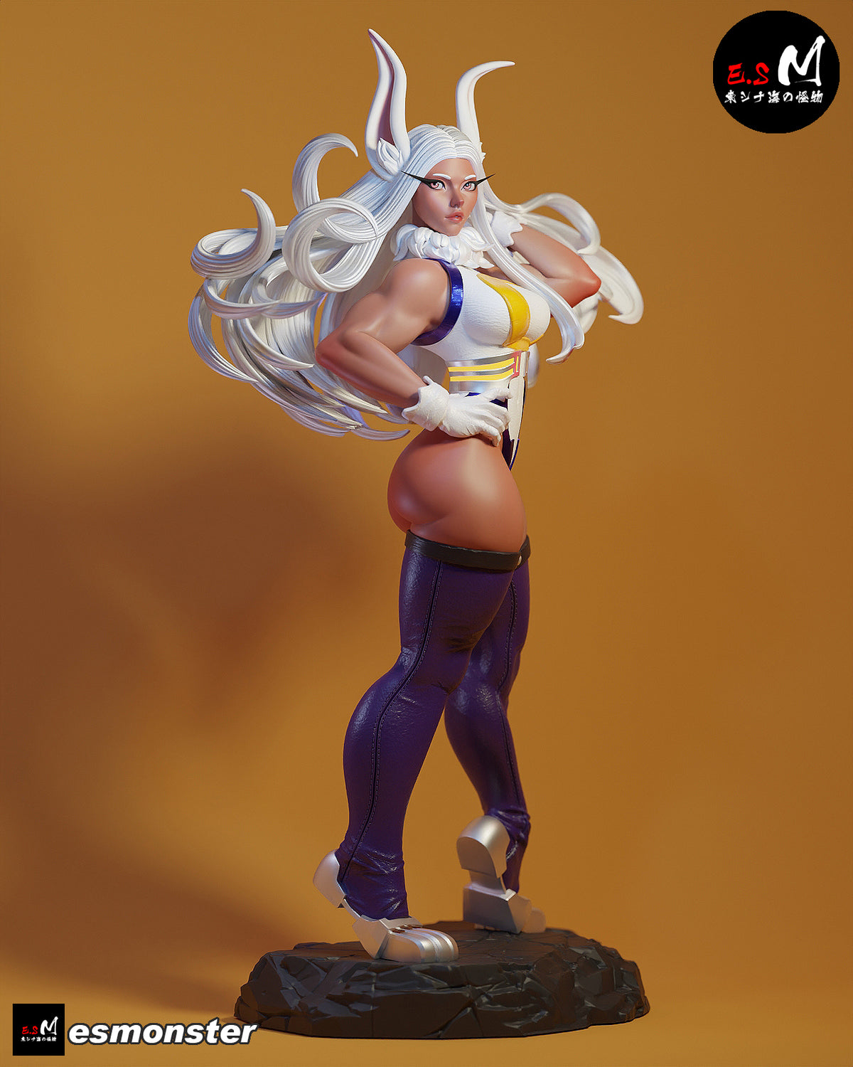 Mirko Style My Hero Academia Anime Unpainted Resin Garage Kit (1/6-1/12)