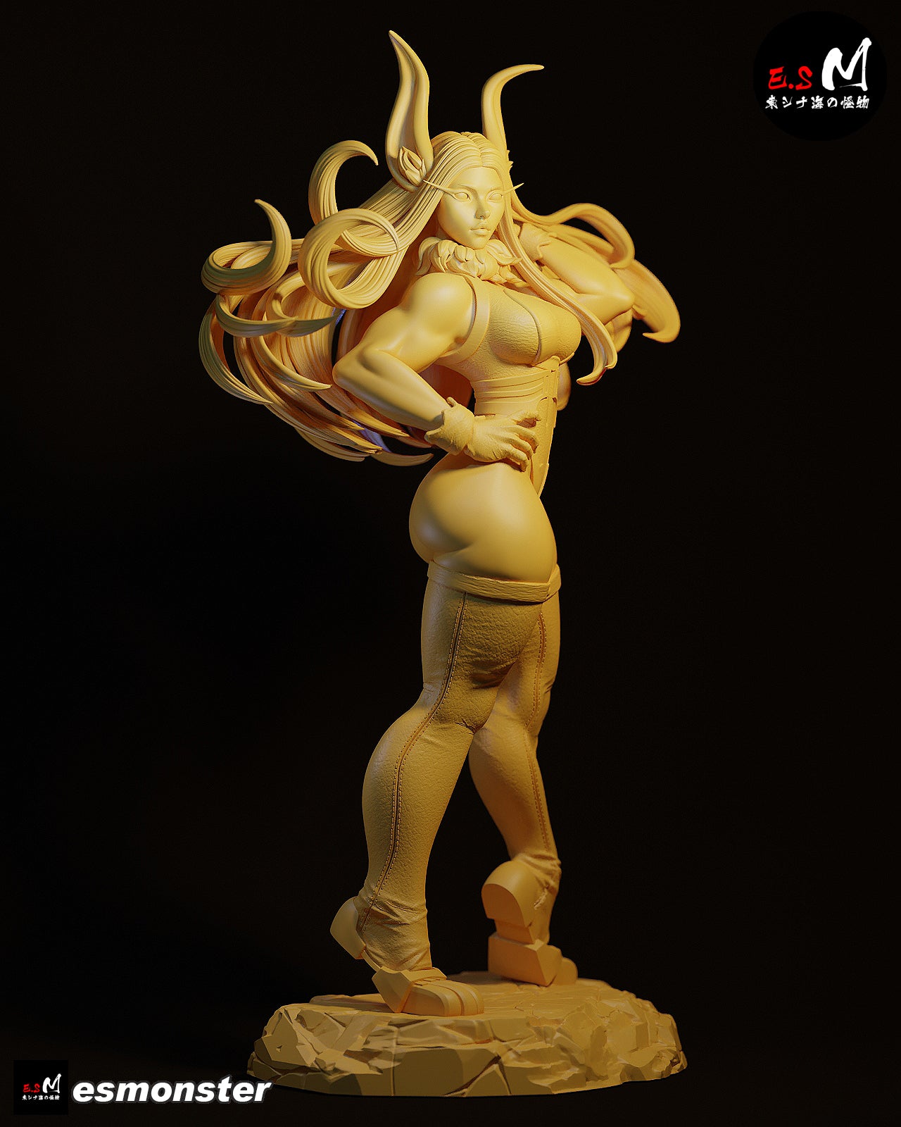 Mirko Style My Hero Academia Anime Unpainted Resin Garage Kit (1/6-1/12)