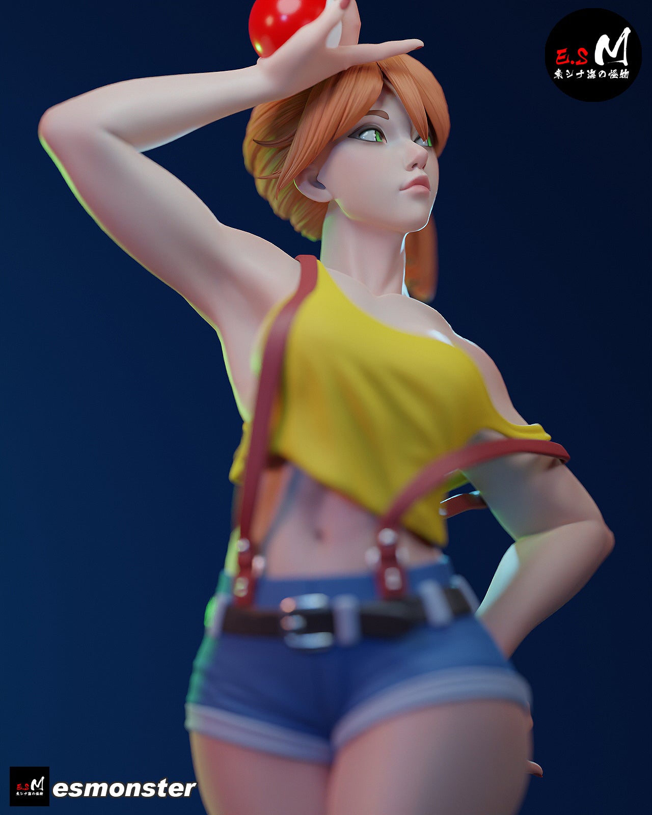 Misty Style Pokemon Anime Unpainted Resin Garage Kit (1/6-1/12)
