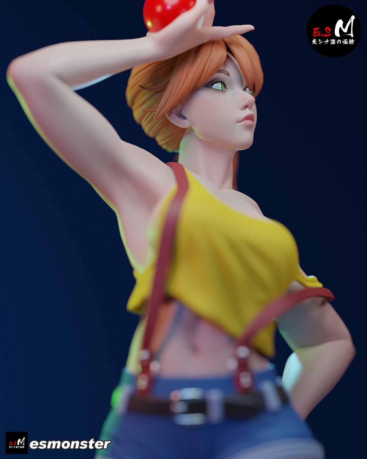 Misty Style Pokemon Anime Unpainted Resin Garage Kit (1/6-1/12)