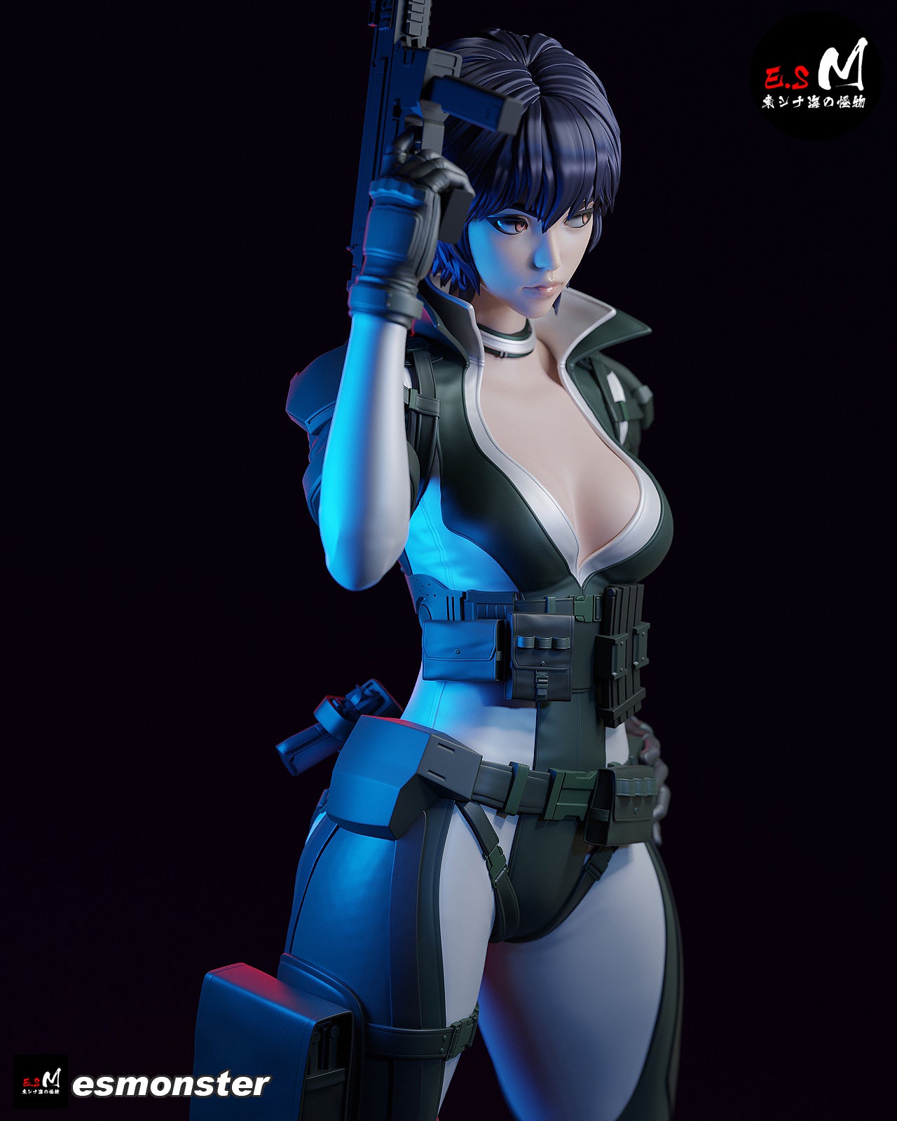 Combat Motoko Style Ghost in the Shell Resin Garage Kit (1/6-1/12)