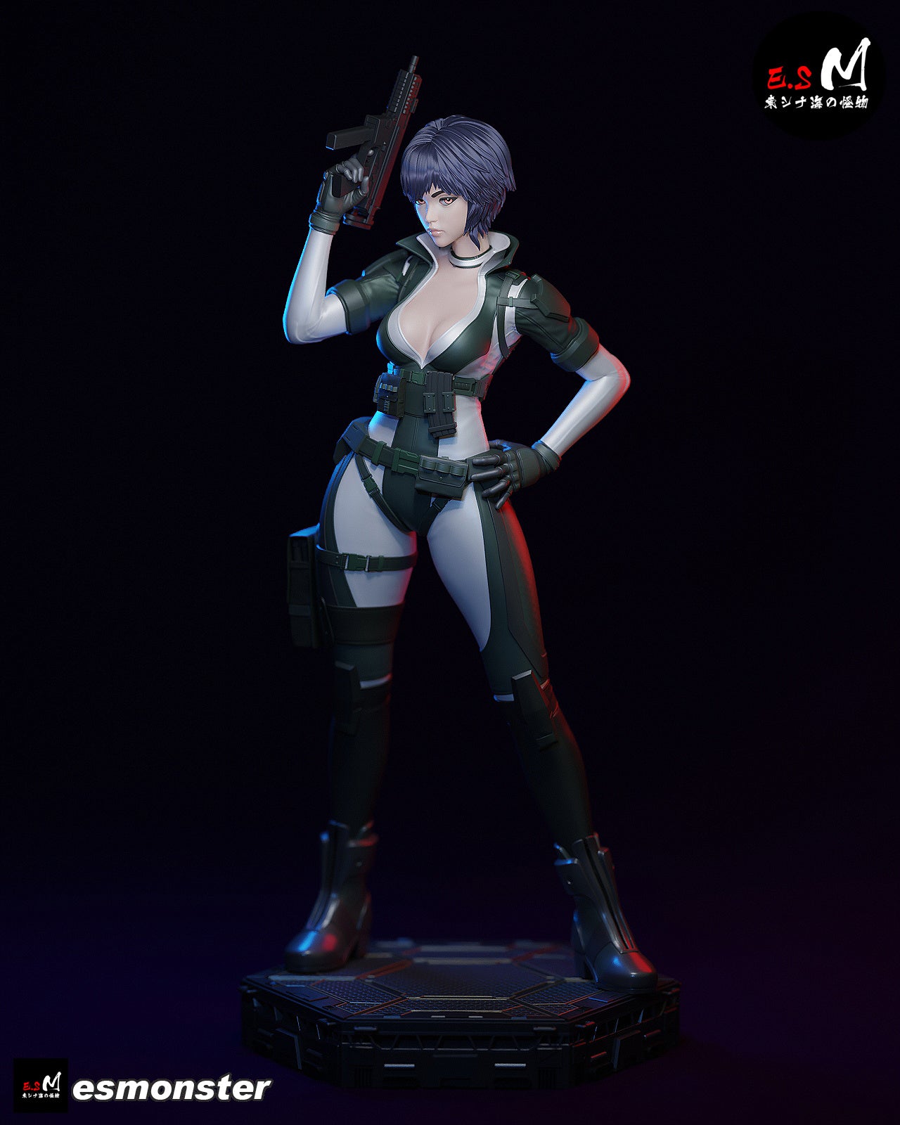 Combat Motoko Style Ghost in the Shell Resin Garage Kit (1/6-1/12)