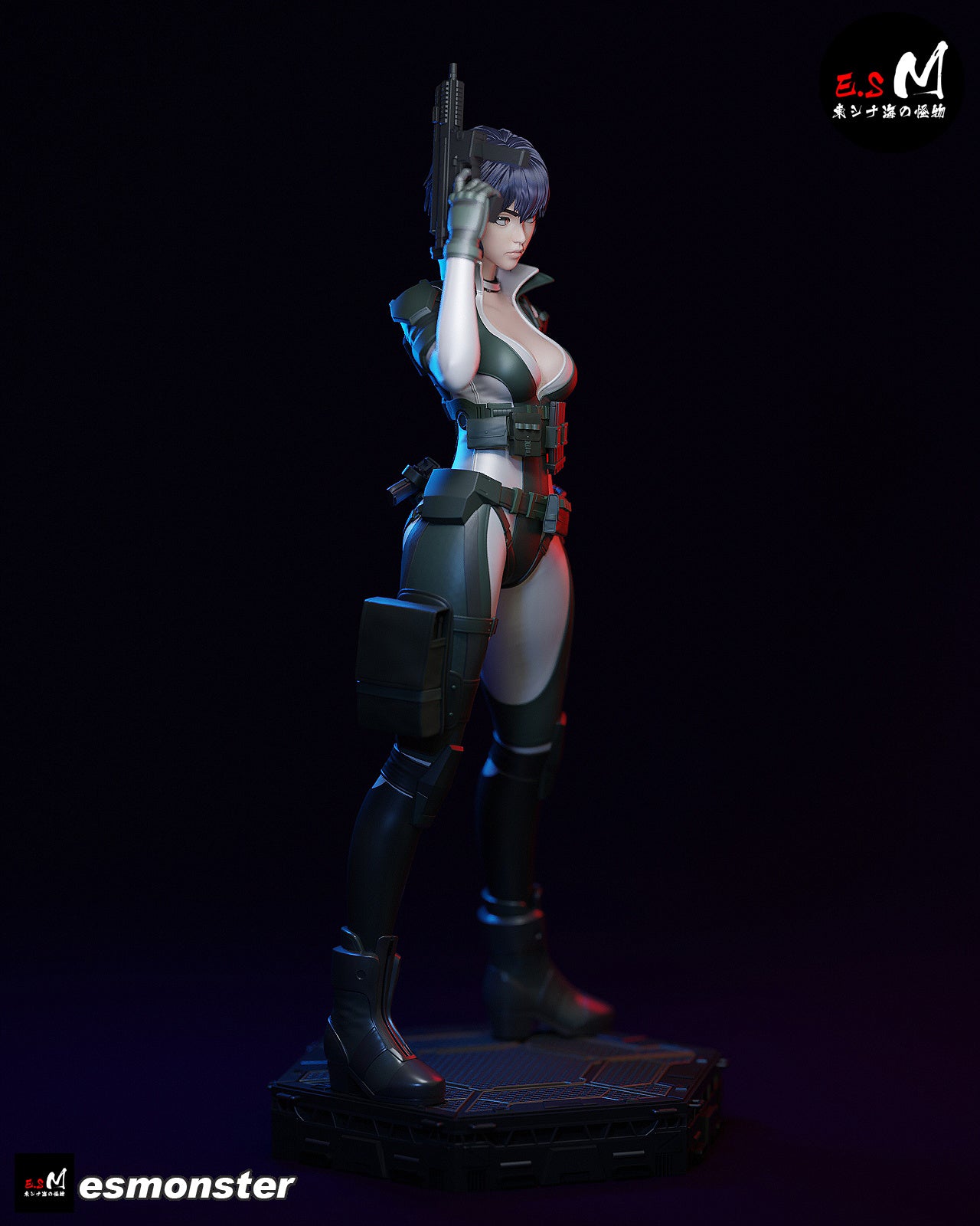 Combat Motoko Style Ghost in the Shell Resin Garage Kit (1/6-1/12)