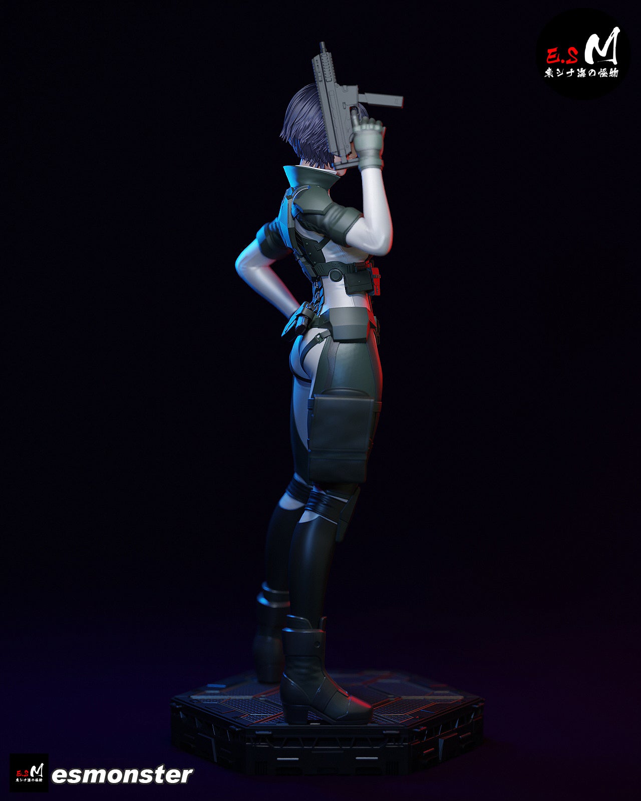 Combat Motoko Style Ghost in the Shell Resin Garage Kit (1/6-1/12)