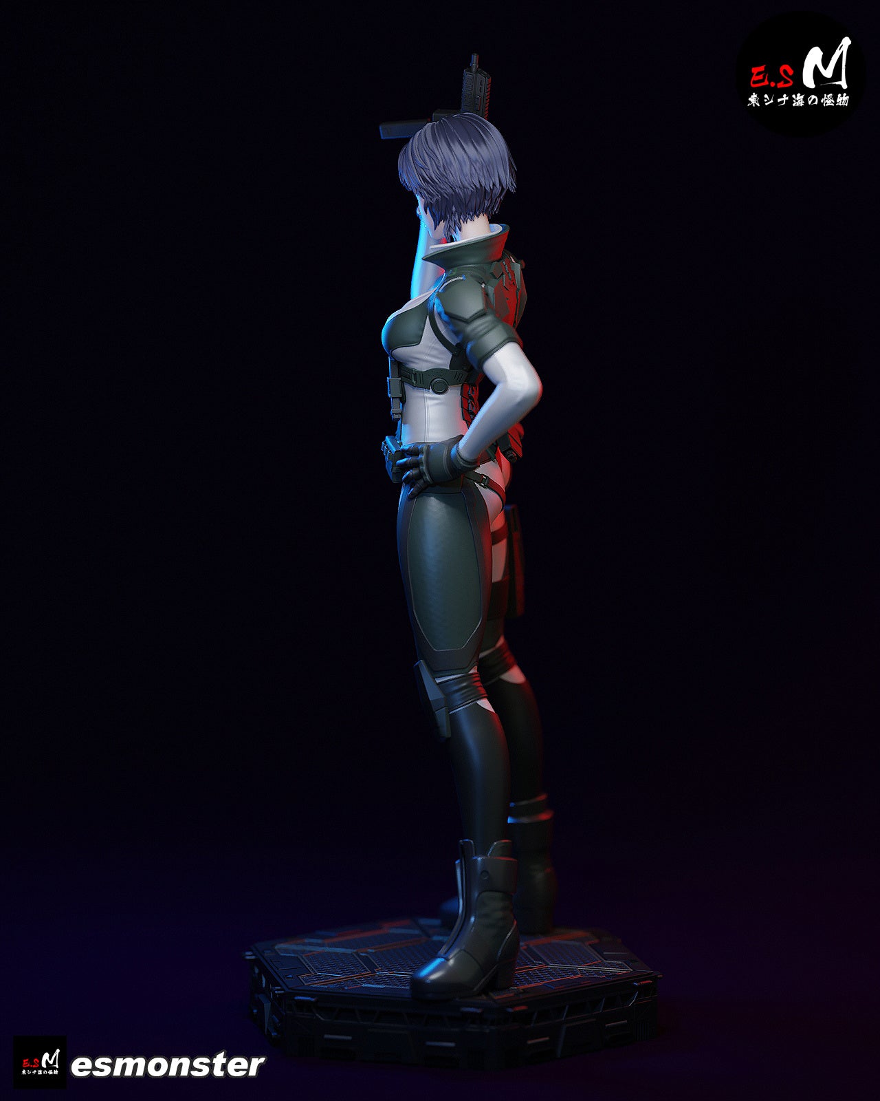 Combat Motoko Style Ghost in the Shell Resin Garage Kit (1/6-1/12)