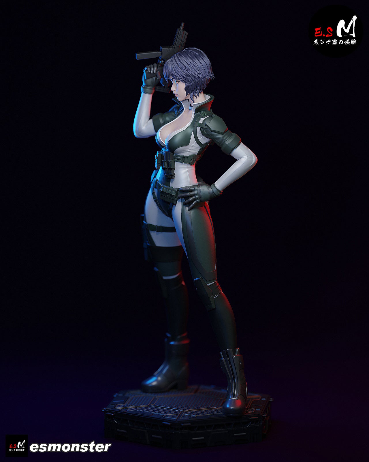 Combat Motoko Style Ghost in the Shell Resin Garage Kit (1/6-1/12)
