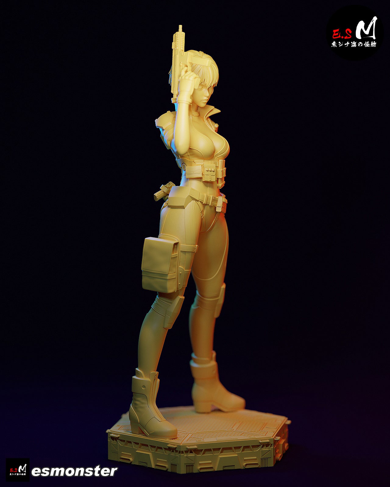 Combat Motoko Style Ghost in the Shell Resin Garage Kit (1/6-1/12)