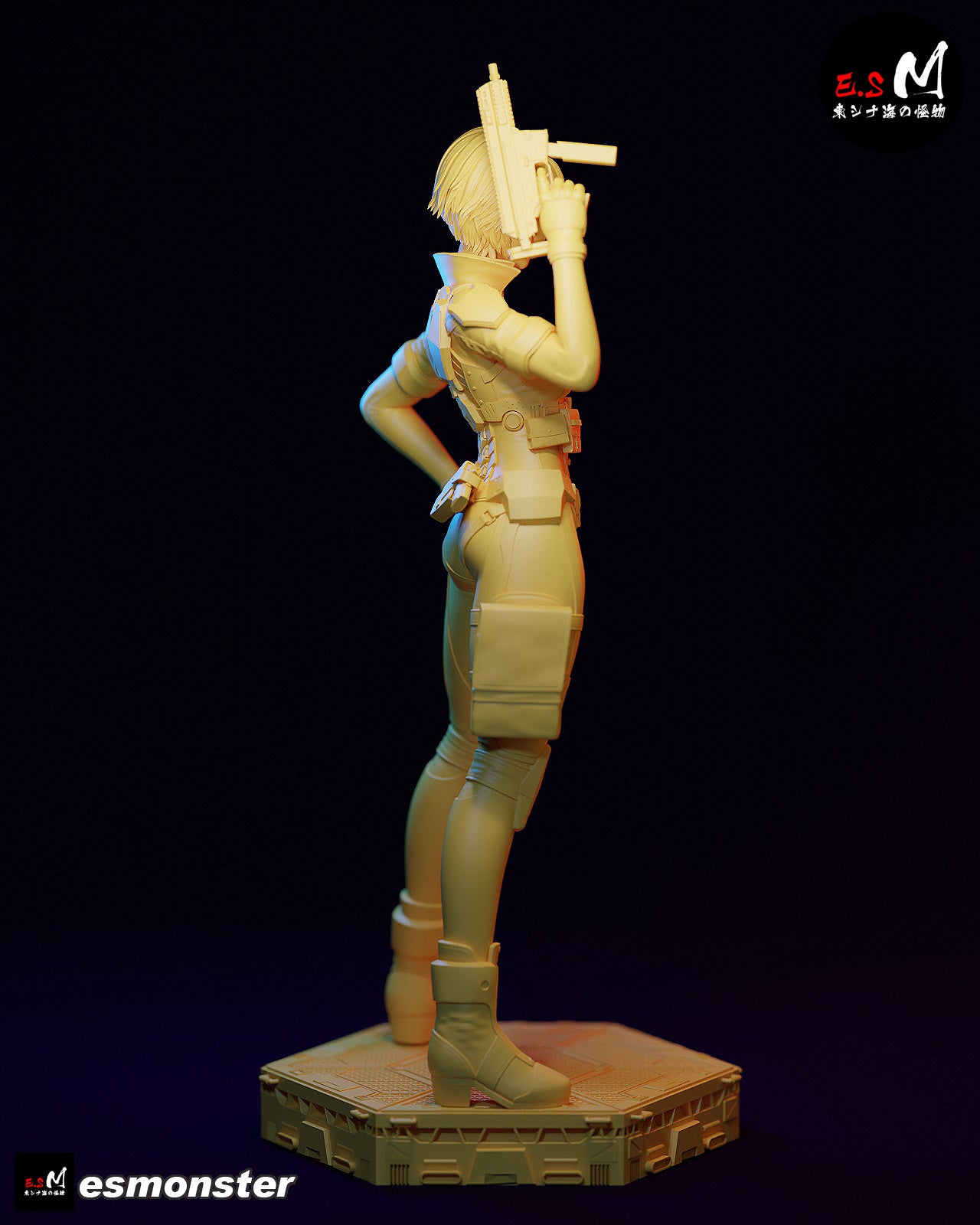 Combat Motoko Style Ghost in the Shell Resin Garage Kit (1/6-1/12)