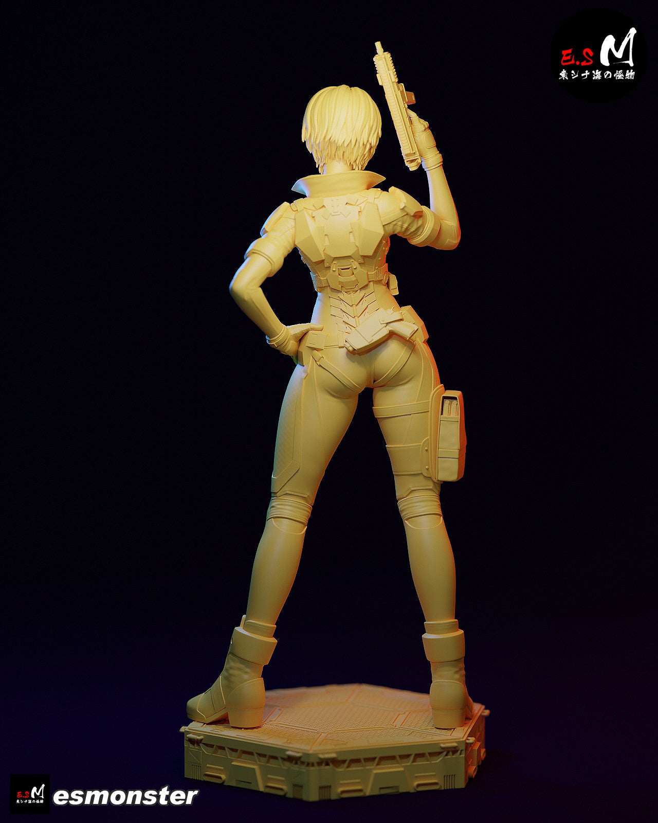 Combat Motoko Style Ghost in the Shell Resin Garage Kit (1/6-1/12)