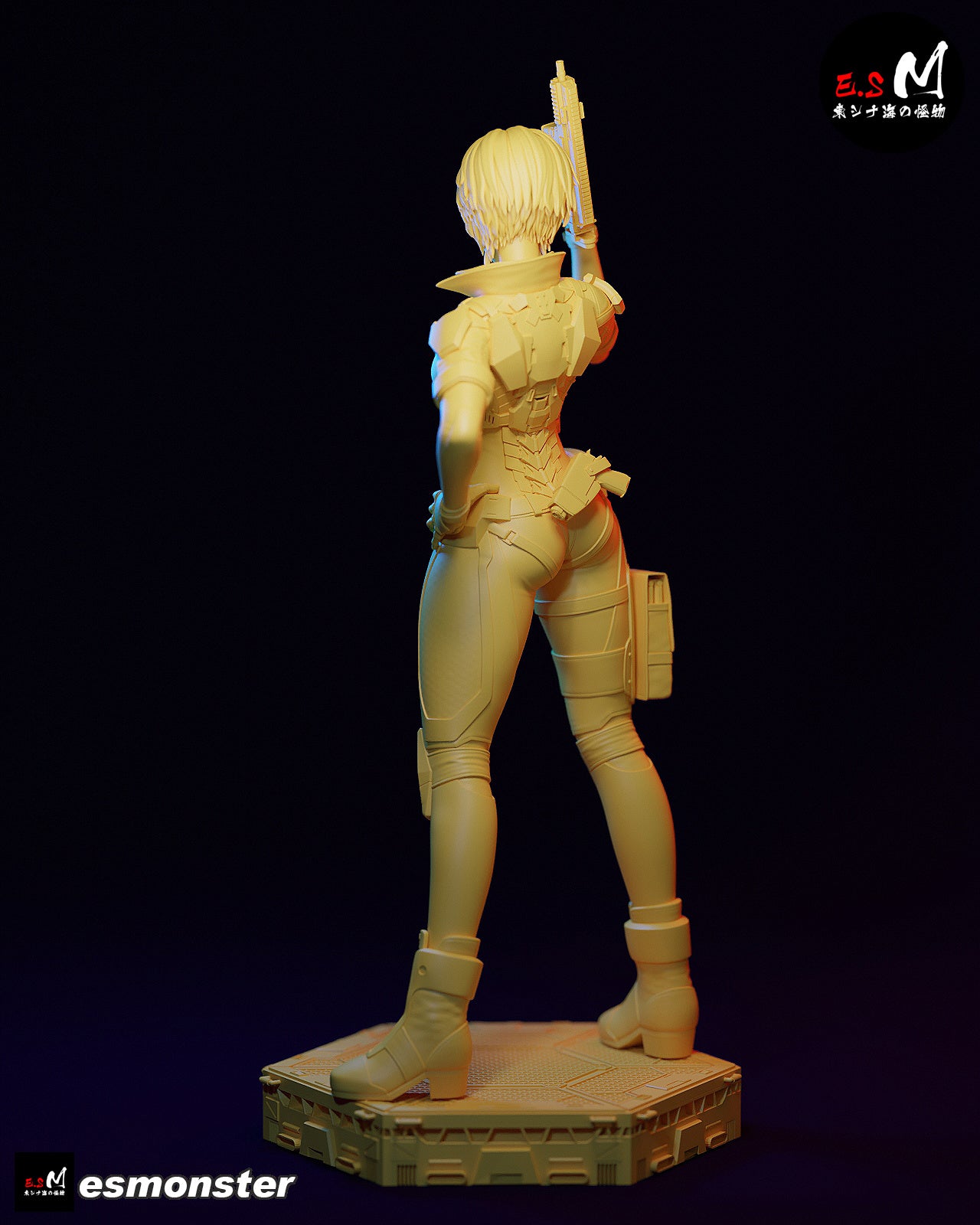 Combat Motoko Style Ghost in the Shell Resin Garage Kit (1/6-1/12)