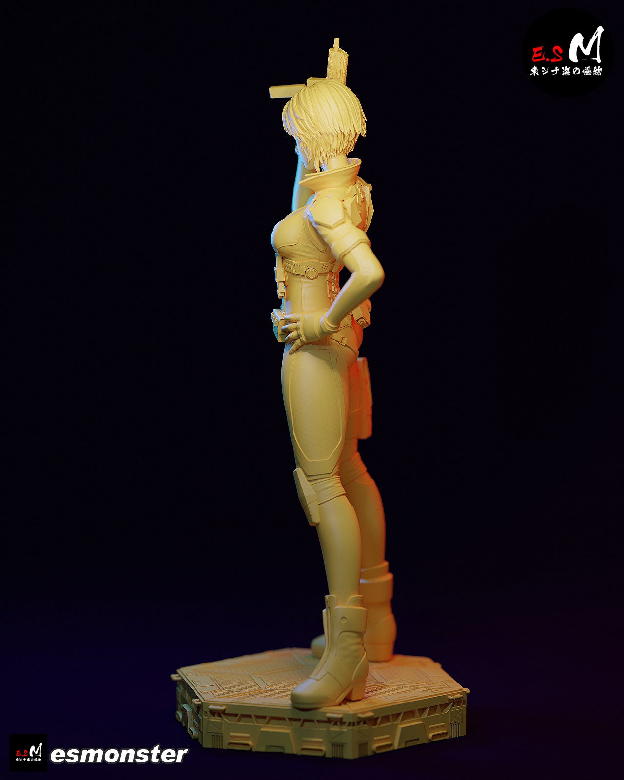 Combat Motoko Style Ghost in the Shell Resin Garage Kit (1/6-1/12)