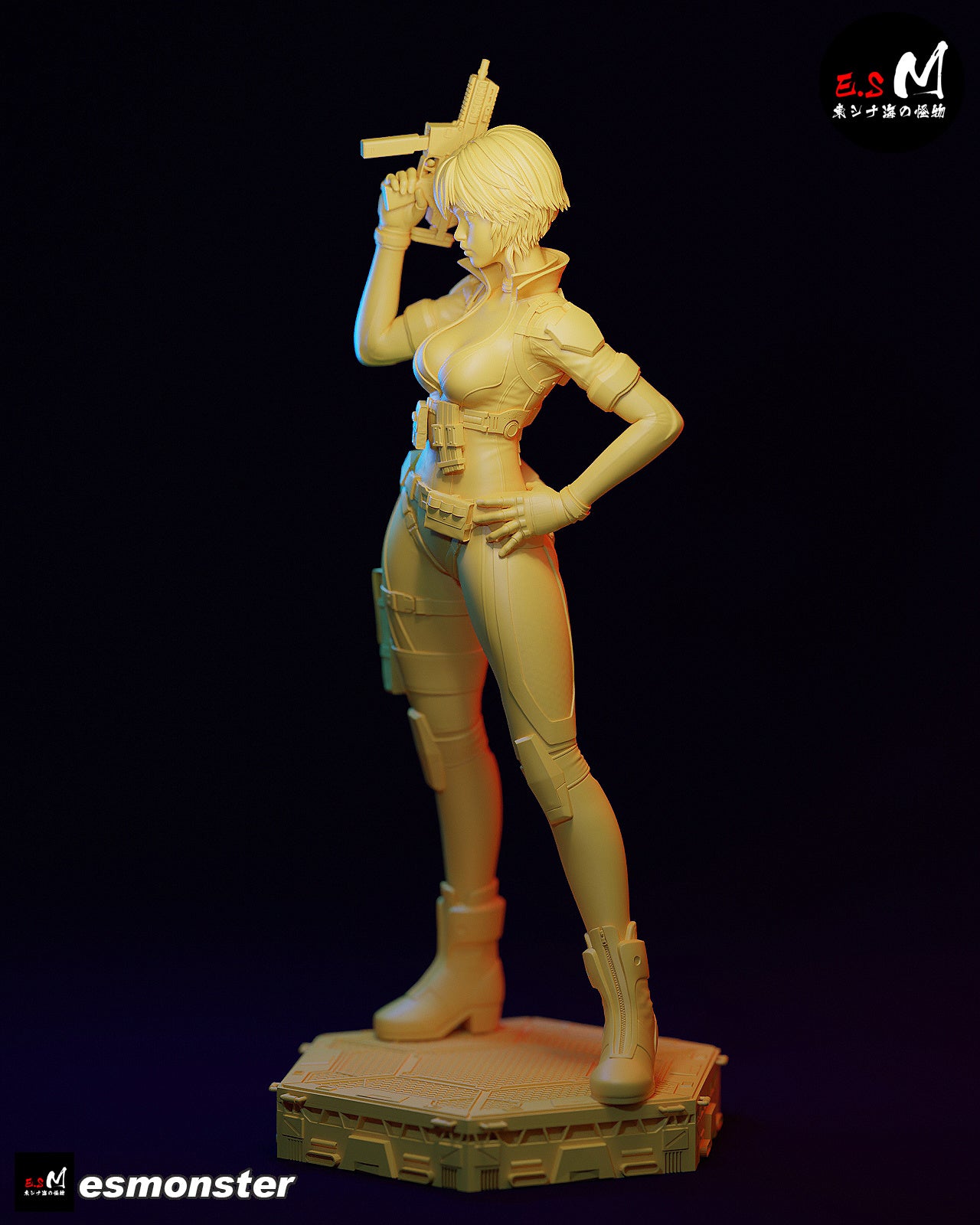 Combat Motoko Style Ghost in the Shell Resin Garage Kit (1/6-1/12)