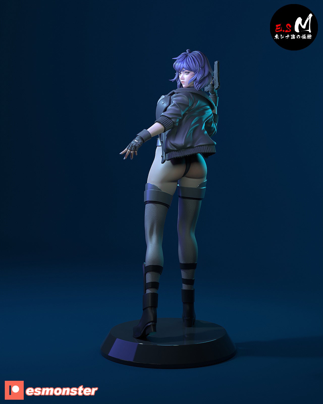 Motoko Style Ghost in the Shell Combat Resin Garage Kit (1/6-1/12)