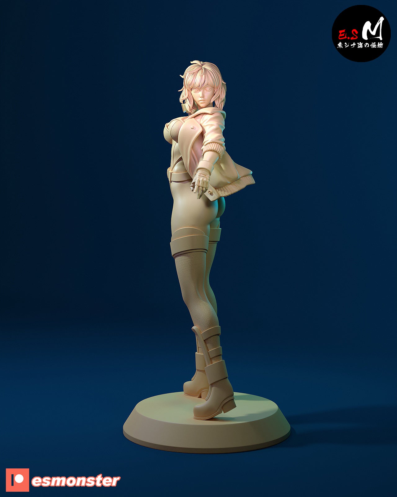 Motoko Style Ghost in the Shell Combat Resin Garage Kit (1/6-1/12)