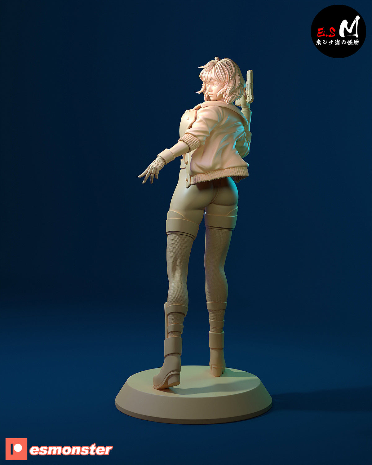 Motoko Style Ghost in the Shell Combat Resin Garage Kit (1/6-1/12)