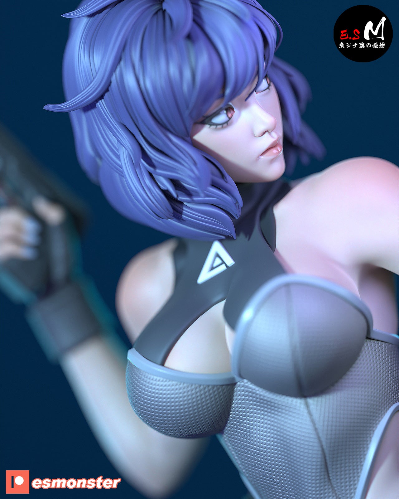 Motoko Style Ghost in the Shell Combat Resin Garage Kit (1/6-1/12)