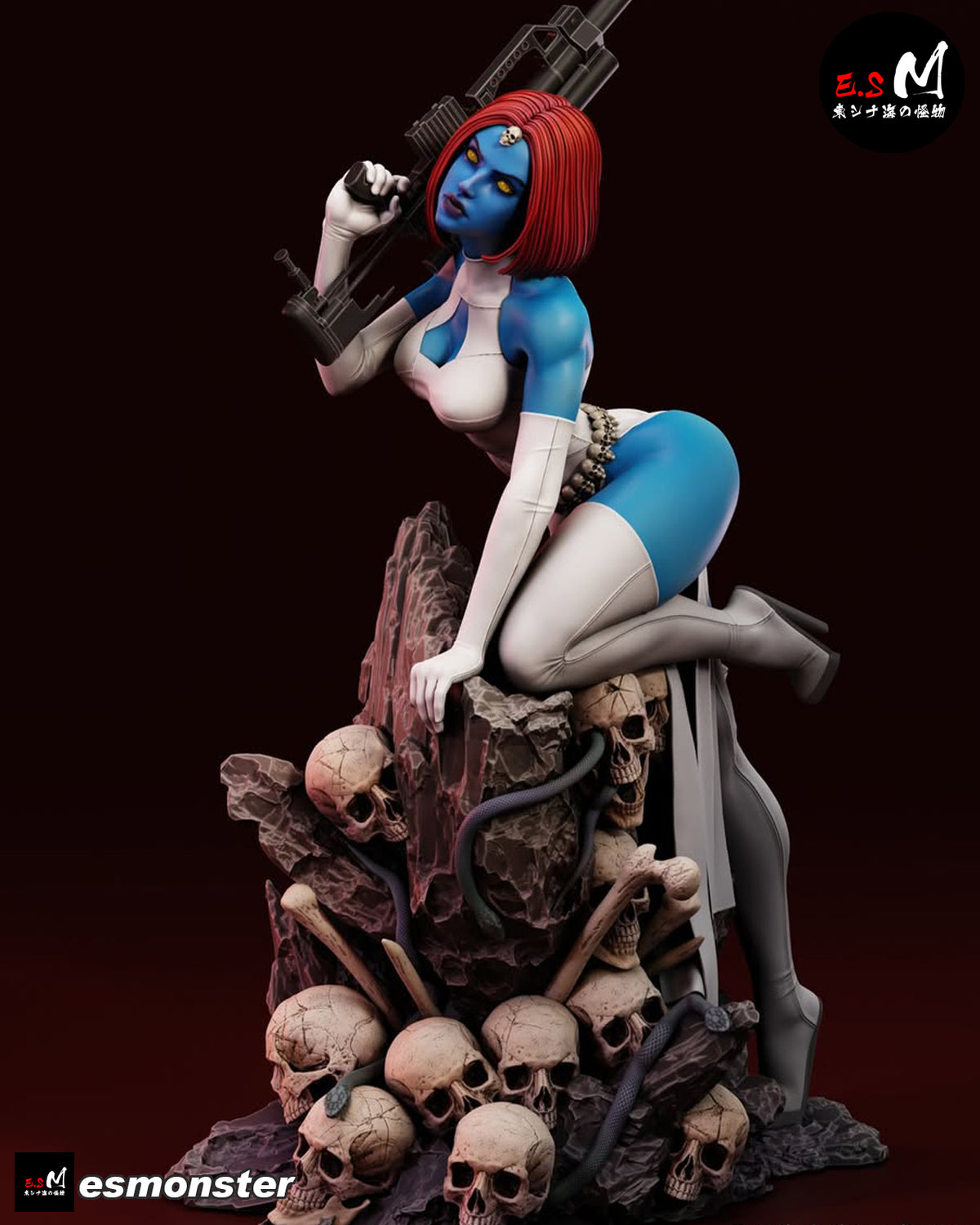 Mystique Style Marvel Unpainted Resin Garage Model Kit (1/6-1/12)