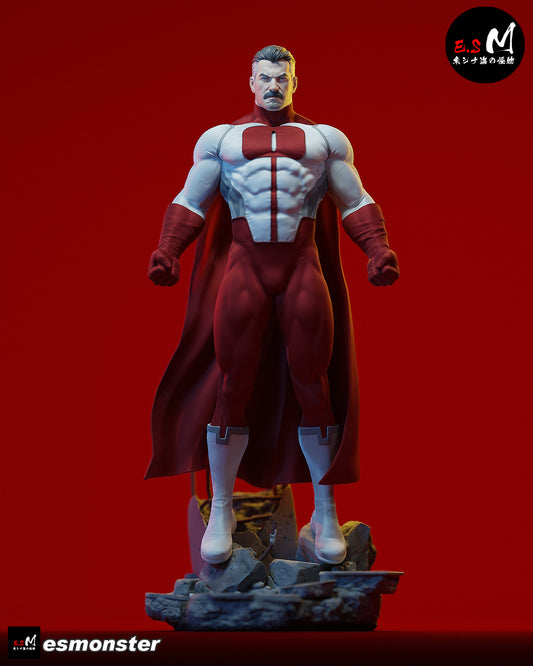 Omni-Man Style Invincible Unpainted Resin Garage Model Kit (1/6-1/12)