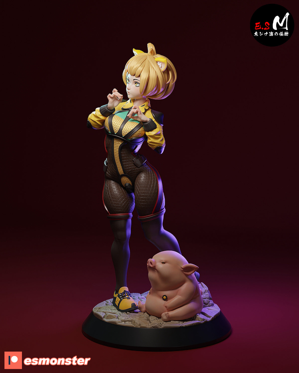Pig Demon Streetwear Journey West Unpainted Resin Garage Model Kit (1/6-1/12)