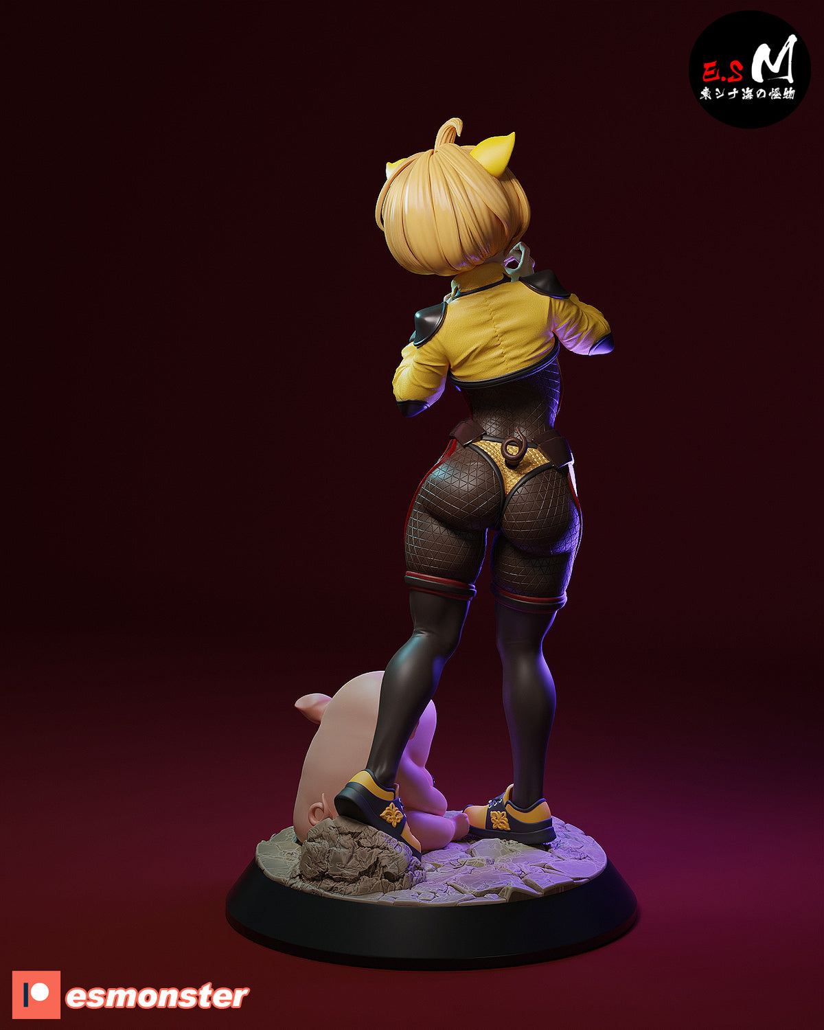 Pig Demon Streetwear Journey West Unpainted Resin Garage Model Kit (1/6-1/12)