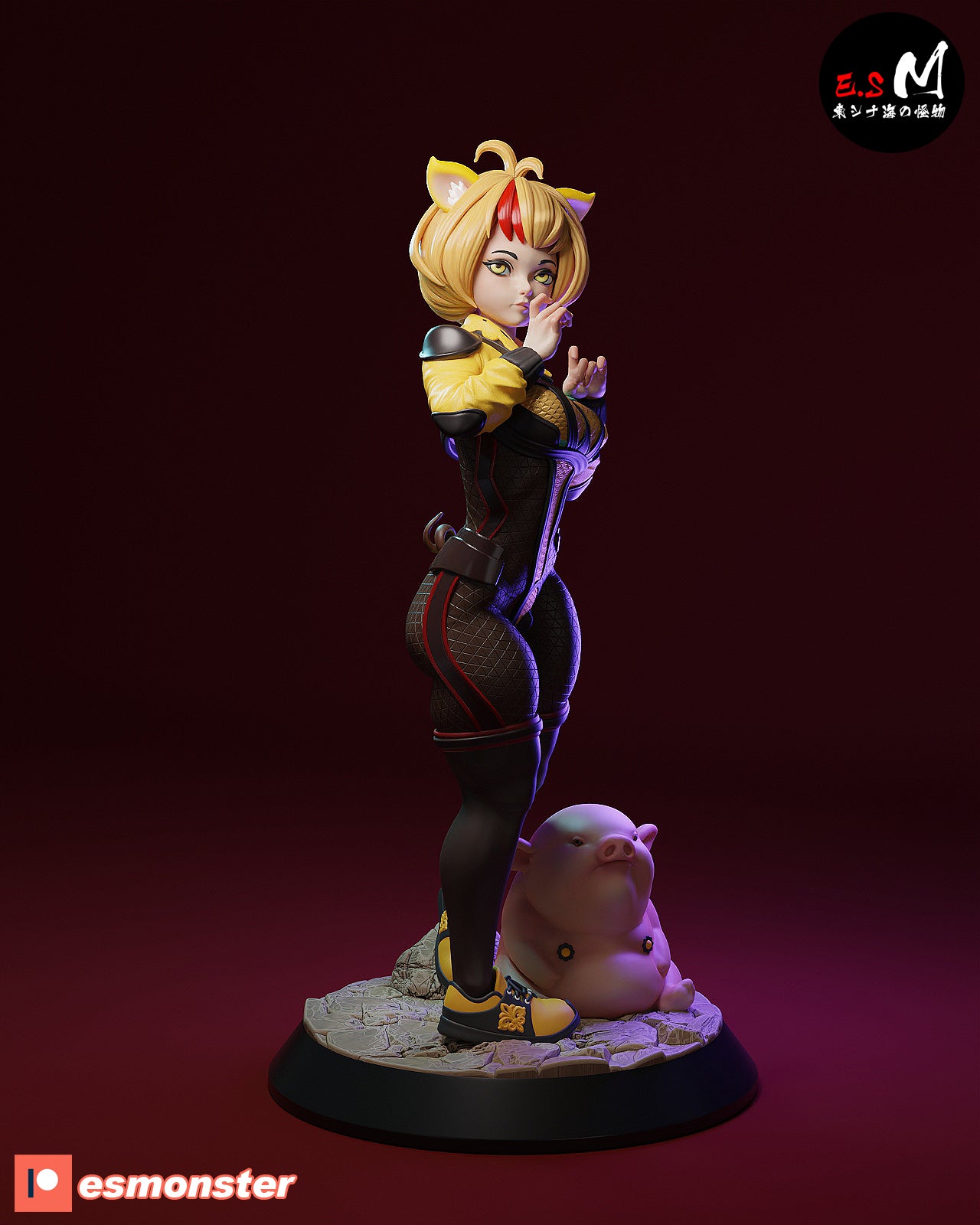 Pig Demon Streetwear Journey West Unpainted Resin Garage Model Kit (1/6-1/12)
