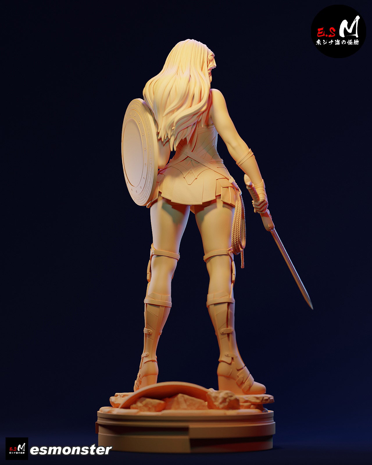 Wonder Woman Victorious Style DC Unpainted Resin Garage Kit (1/6-1/12)