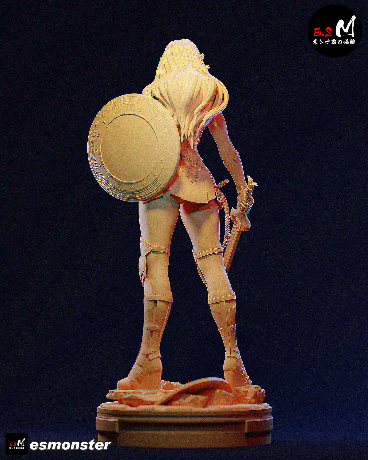 Wonder Woman Victorious Style DC Unpainted Resin Garage Kit (1/6-1/12)