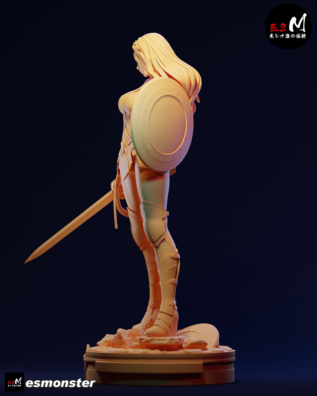 Wonder Woman Victorious Style DC Unpainted Resin Garage Kit (1/6-1/12)