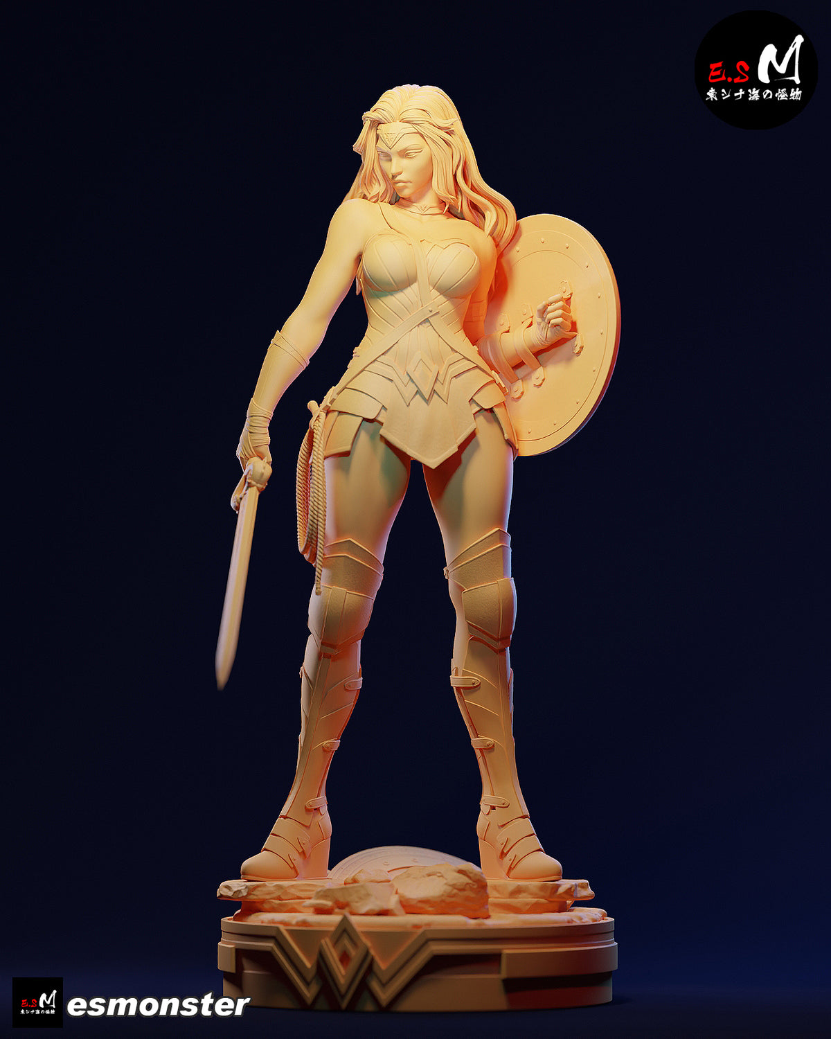 Wonder Woman Victorious Style DC Unpainted Resin Garage Kit (1/6-1/12)