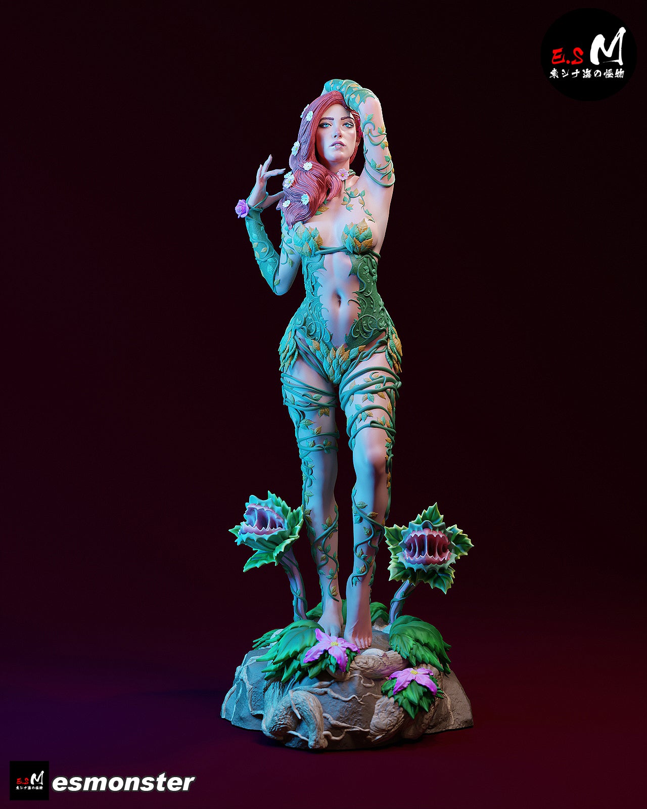 Poison Ivy Alluring Style DC Unpainted Resin Garage Kit (1/6-1/12)