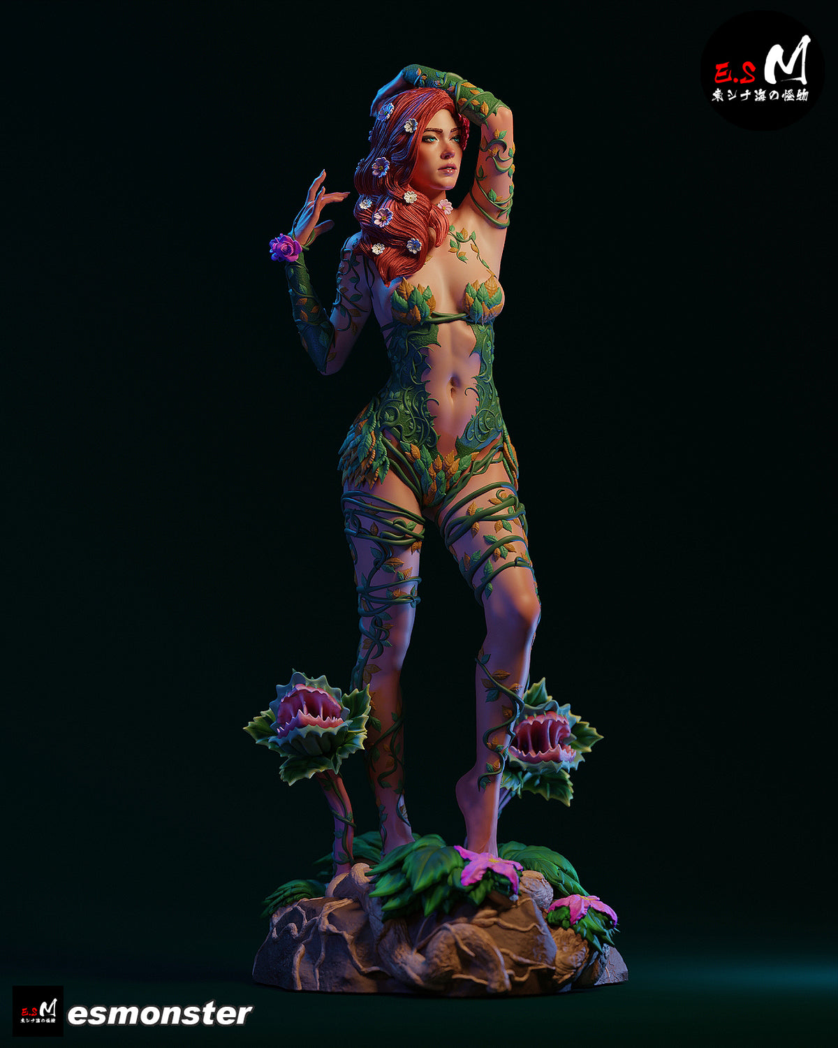 Poison Ivy Alluring Style DC Unpainted Resin Garage Kit (1/6-1/12)