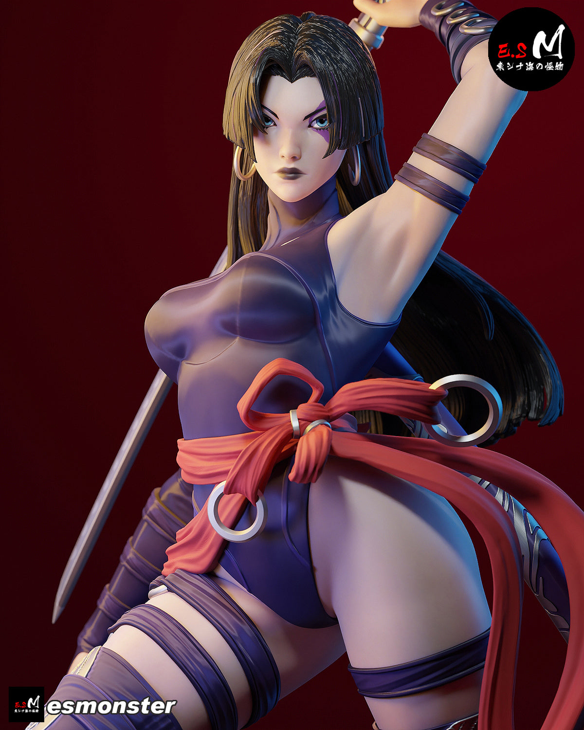 Psylocke Confident Style X-Men Unpainted Resin Garage Model Kit (1/6-1/12)
