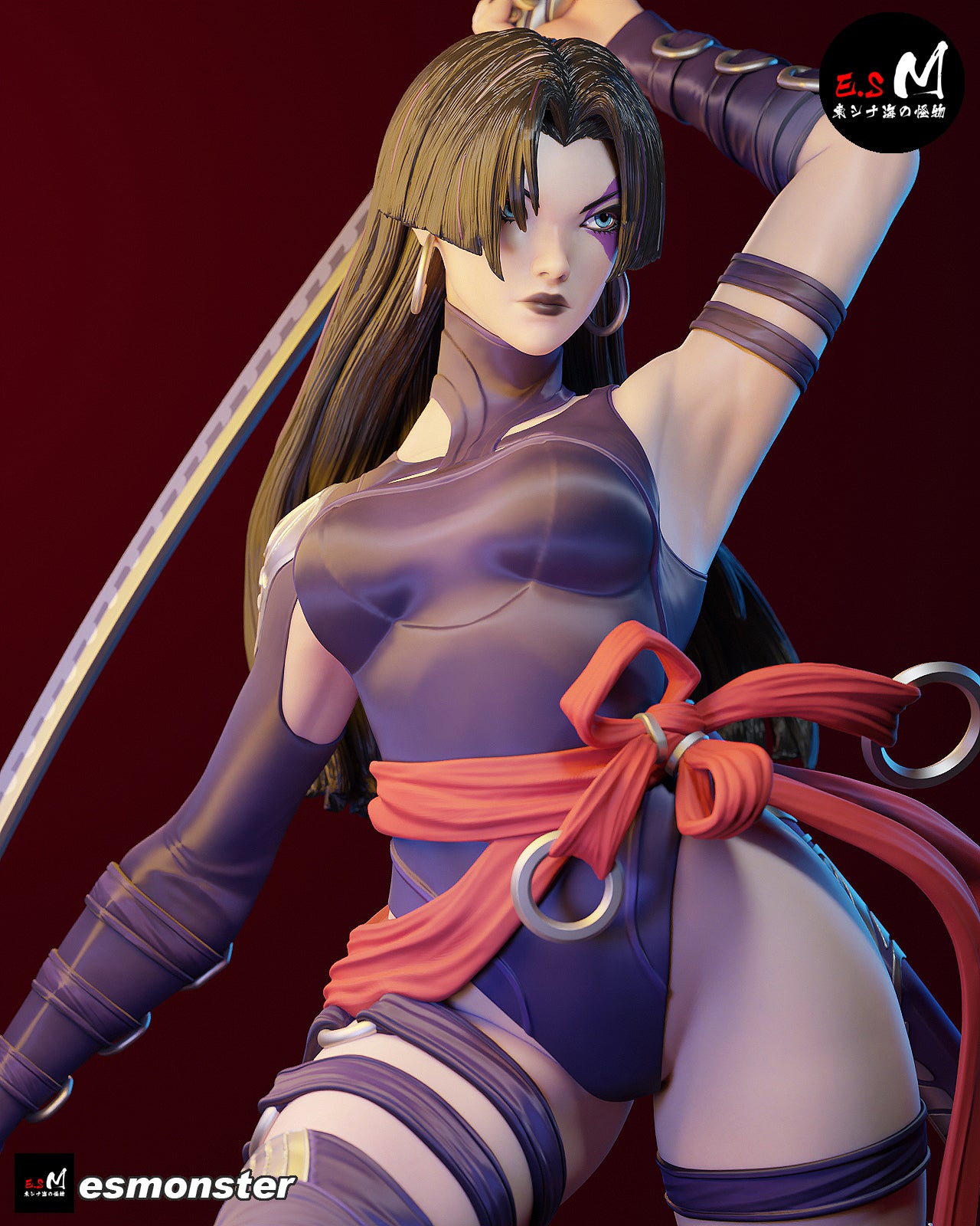 Psylocke Confident Style X-Men Unpainted Resin Garage Model Kit (1/6-1/12)
