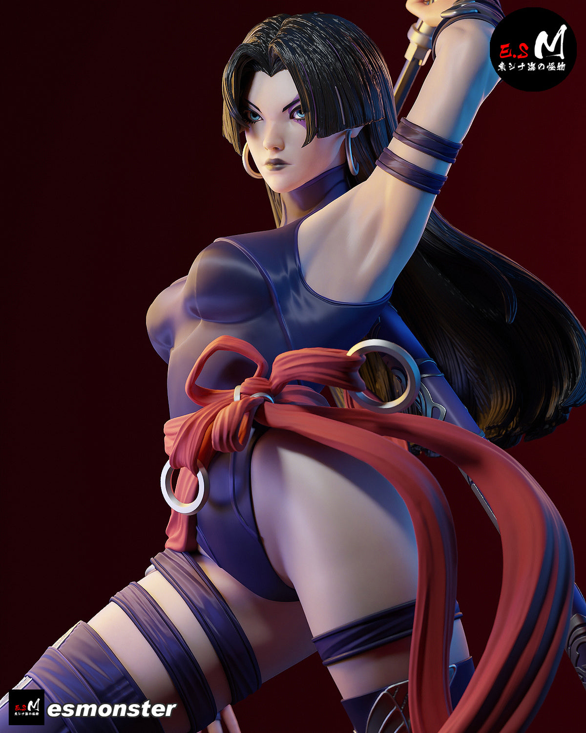 Psylocke Confident Style X-Men Unpainted Resin Garage Model Kit (1/6-1/12)