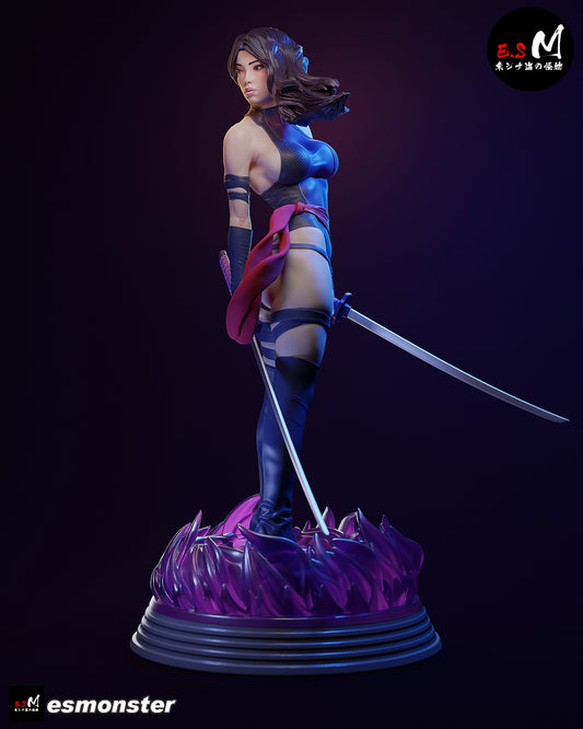 Psylocke Movie Style X-Men Unpainted Resin Garage Model Kit (1/6-1/12)