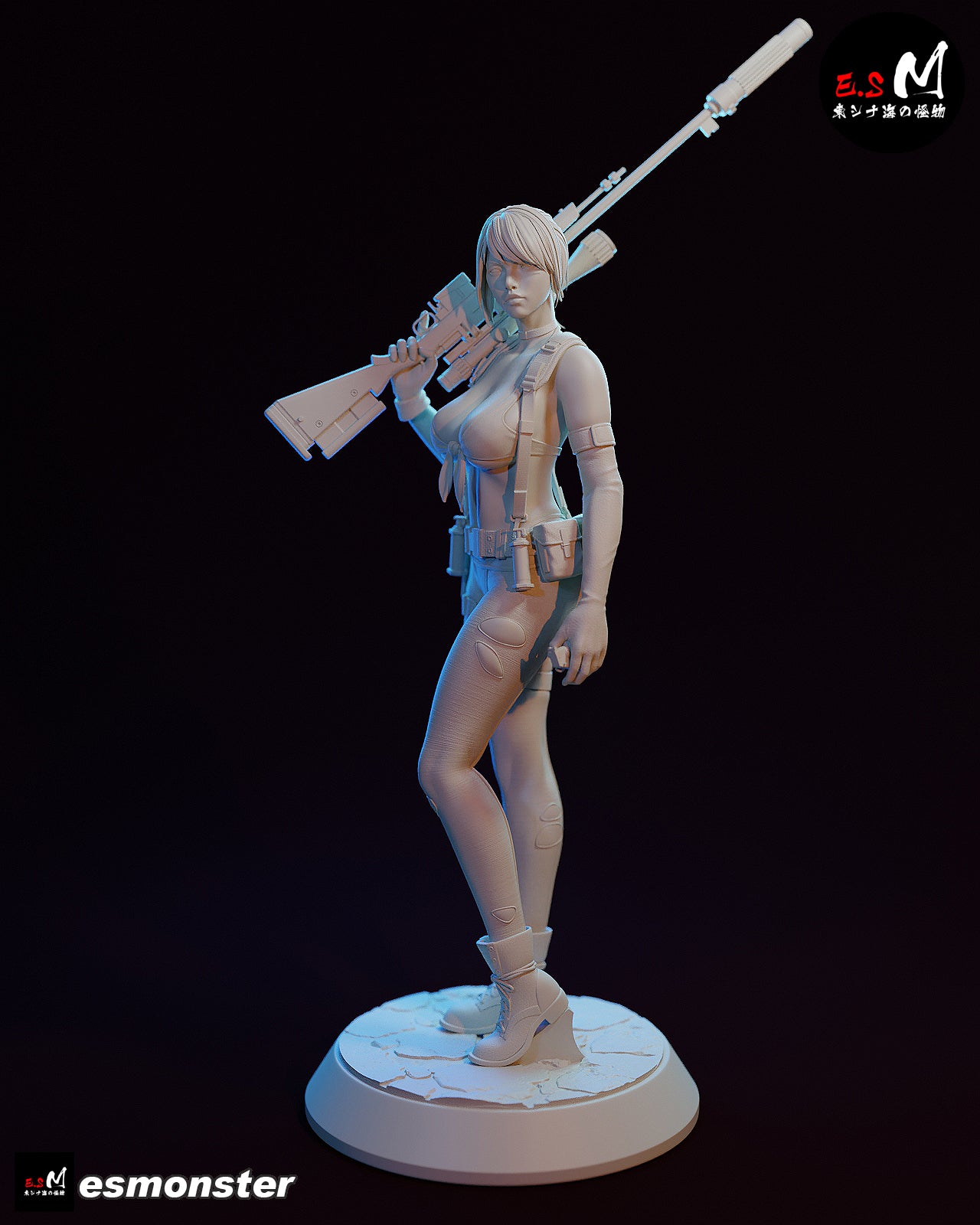 Steady Quiet Style Metal Gear Unpainted Resin Garage Kit (1/6-1/12)