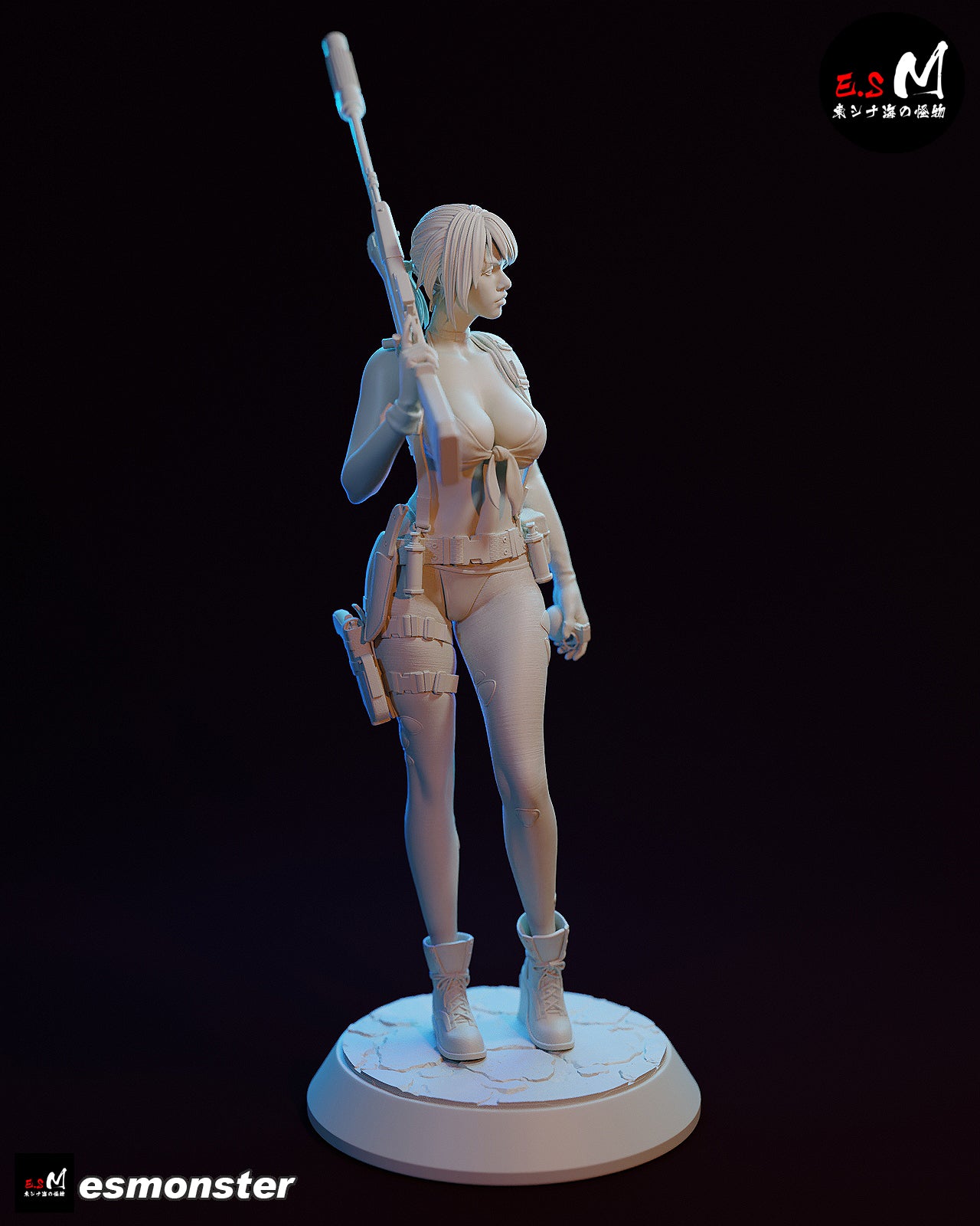 Steady Quiet Style Metal Gear Unpainted Resin Garage Kit (1/6-1/12)