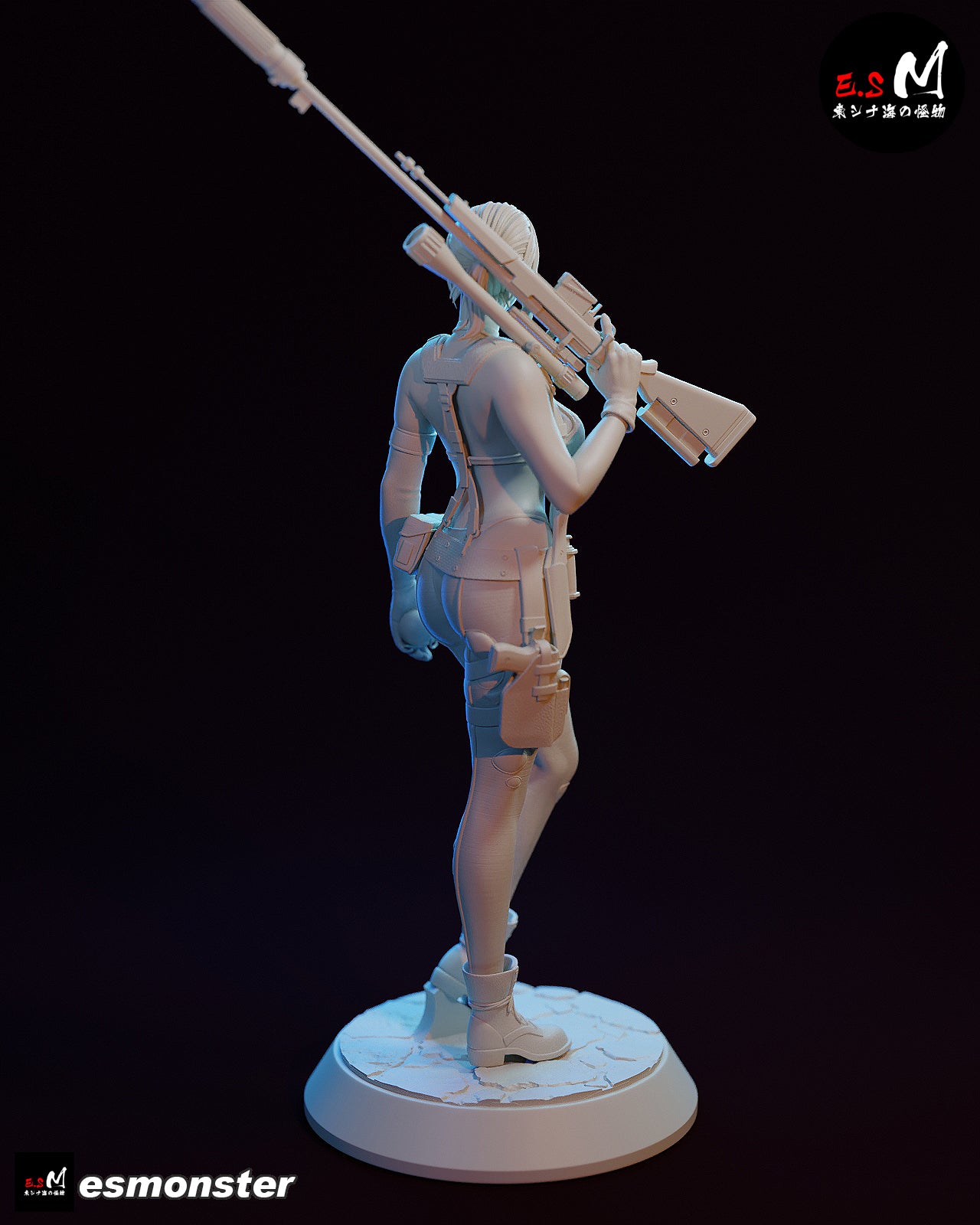 Steady Quiet Style Metal Gear Unpainted Resin Garage Kit (1/6-1/12)