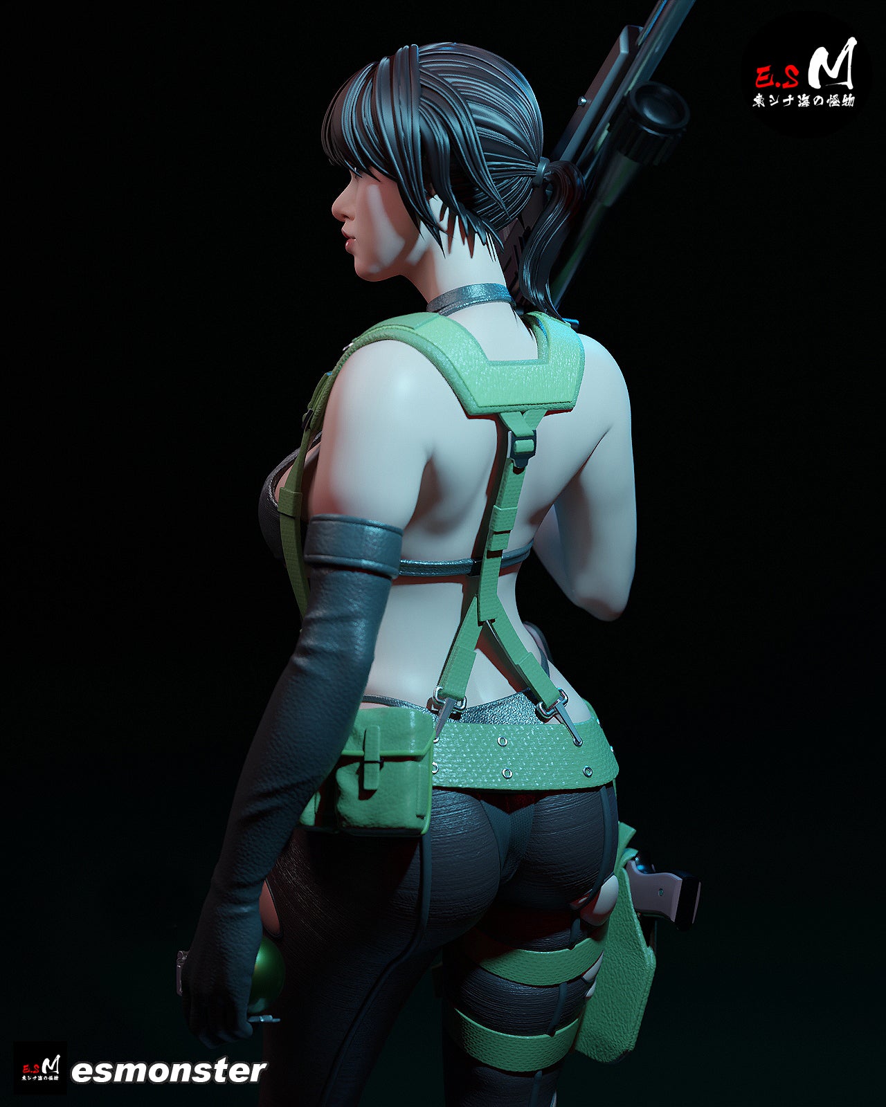 Steady Quiet Style Metal Gear Unpainted Resin Garage Kit (1/6-1/12)