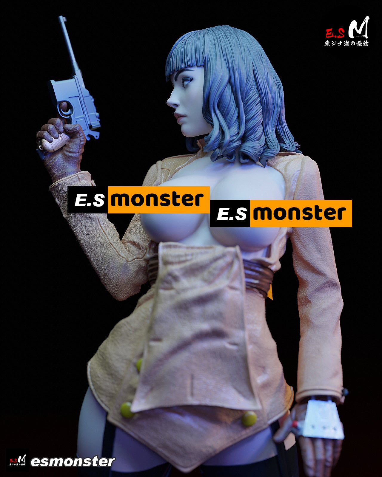 Female Rocketeer Style Pulp Hero Unpainted Resin Garage Kit (1/6-1/12)