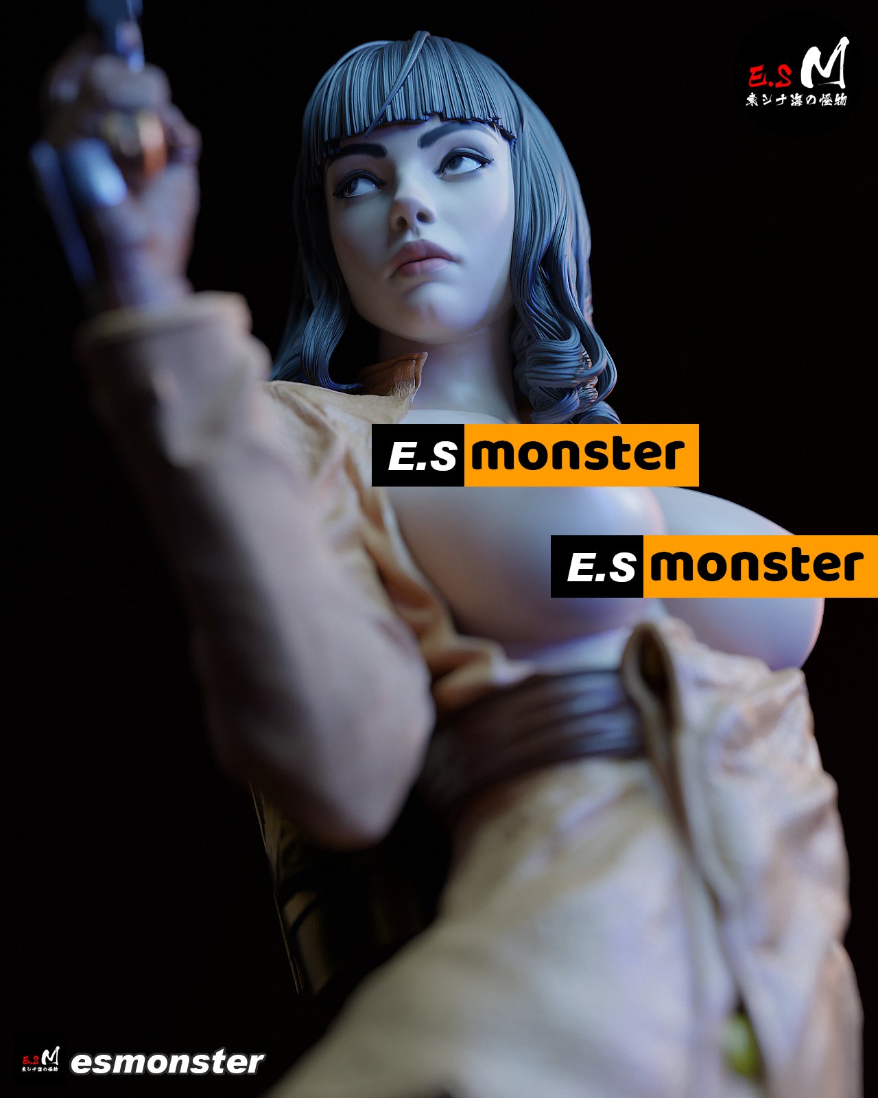 Female Rocketeer Style Pulp Hero Unpainted Resin Garage Kit (1/6-1/12)