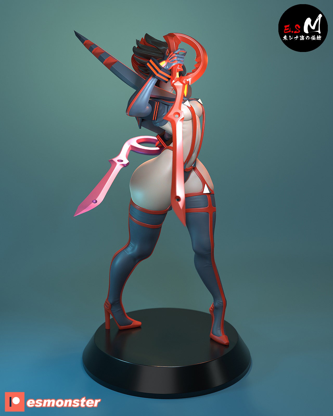 Ryuko Matoi Style Kill la Kill Anime Unpainted Resin Garage Kit (1/6-1/12)